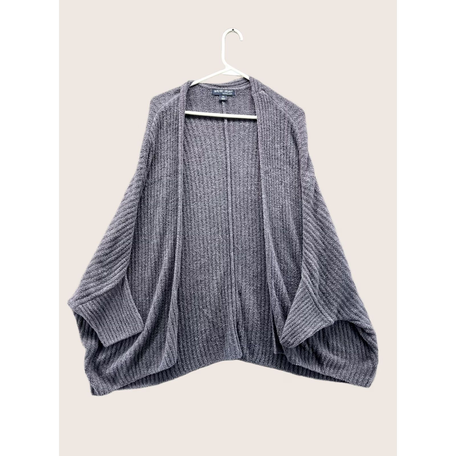 Vintage Barefoot Dreams Cardigan Womens 2X Gray CozyChic Lite Open Front Plus Size Dolman Sleeve Knit Open Front Lightweight Casual Fall Womens Size XXL / US 16-18 / IT 52-54 - 1 Thumbnail