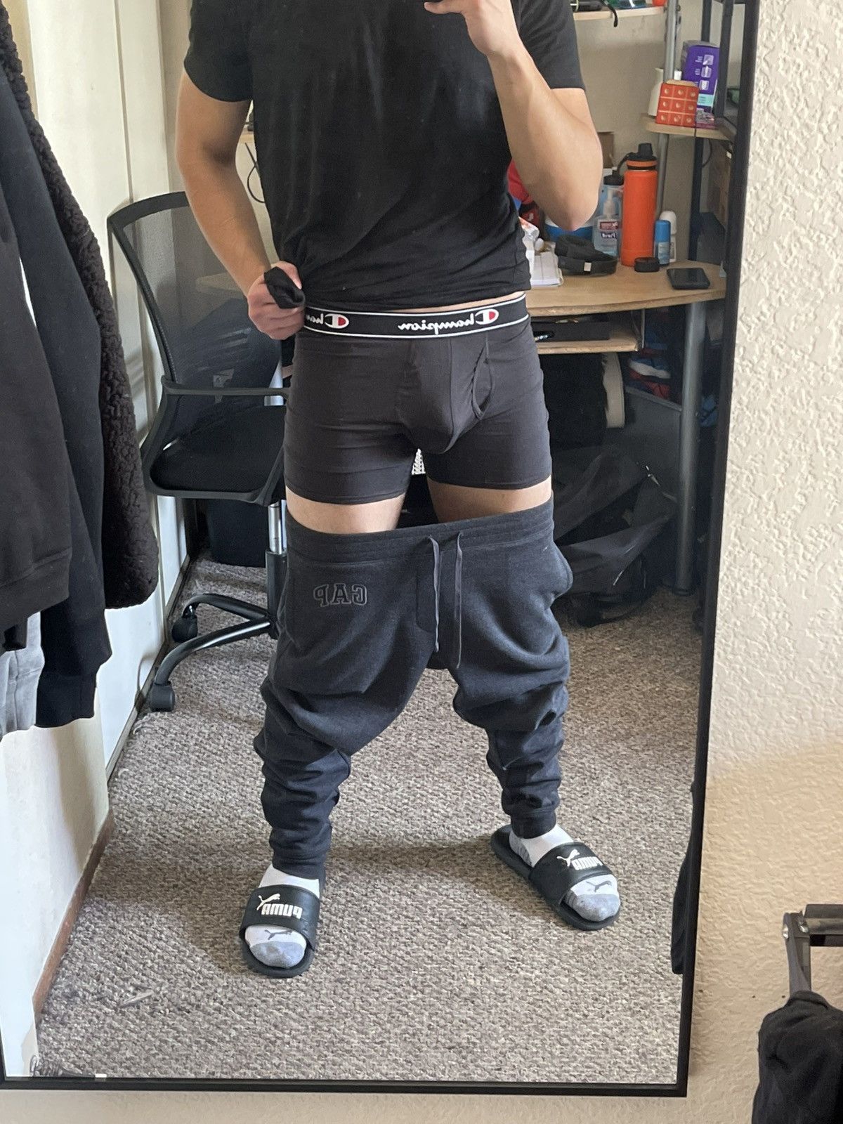 Champion Black Champion Underwear for Men Size 32 - 3 Thumbnail