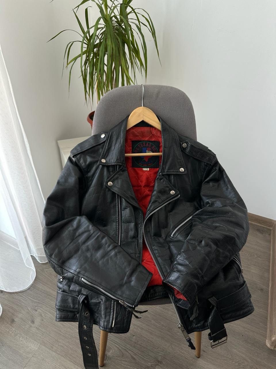 Genuine Leather × Vintage Vintage Japanese Black Leather Moto Distressed Jacket Size US S / EU 44-46 / 1 - 17 Thumbnail