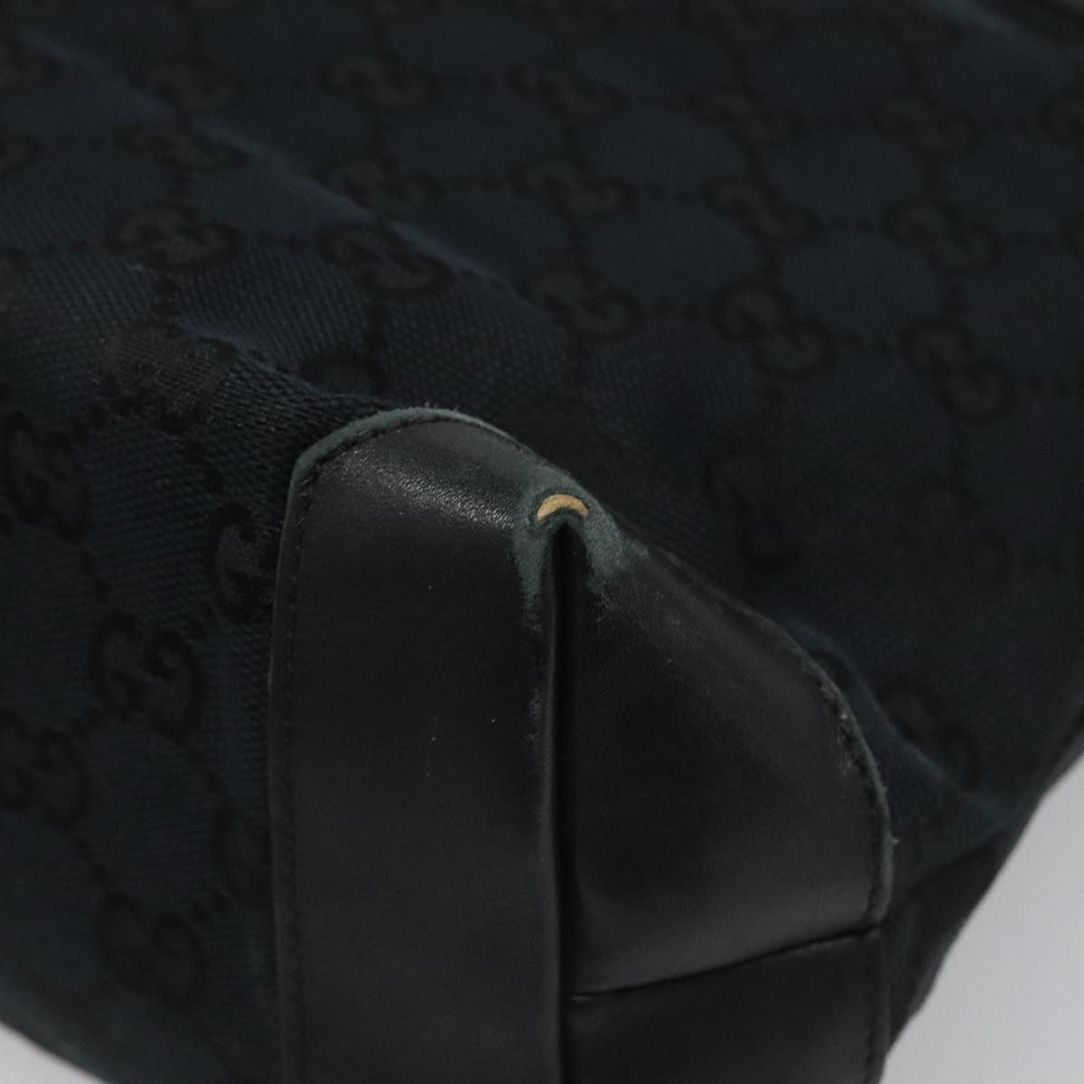 Gucci GUCCI GG Canvas Sherry Line Tote Bag Black White 019 0402 Size ONE SIZE - 12 Thumbnail