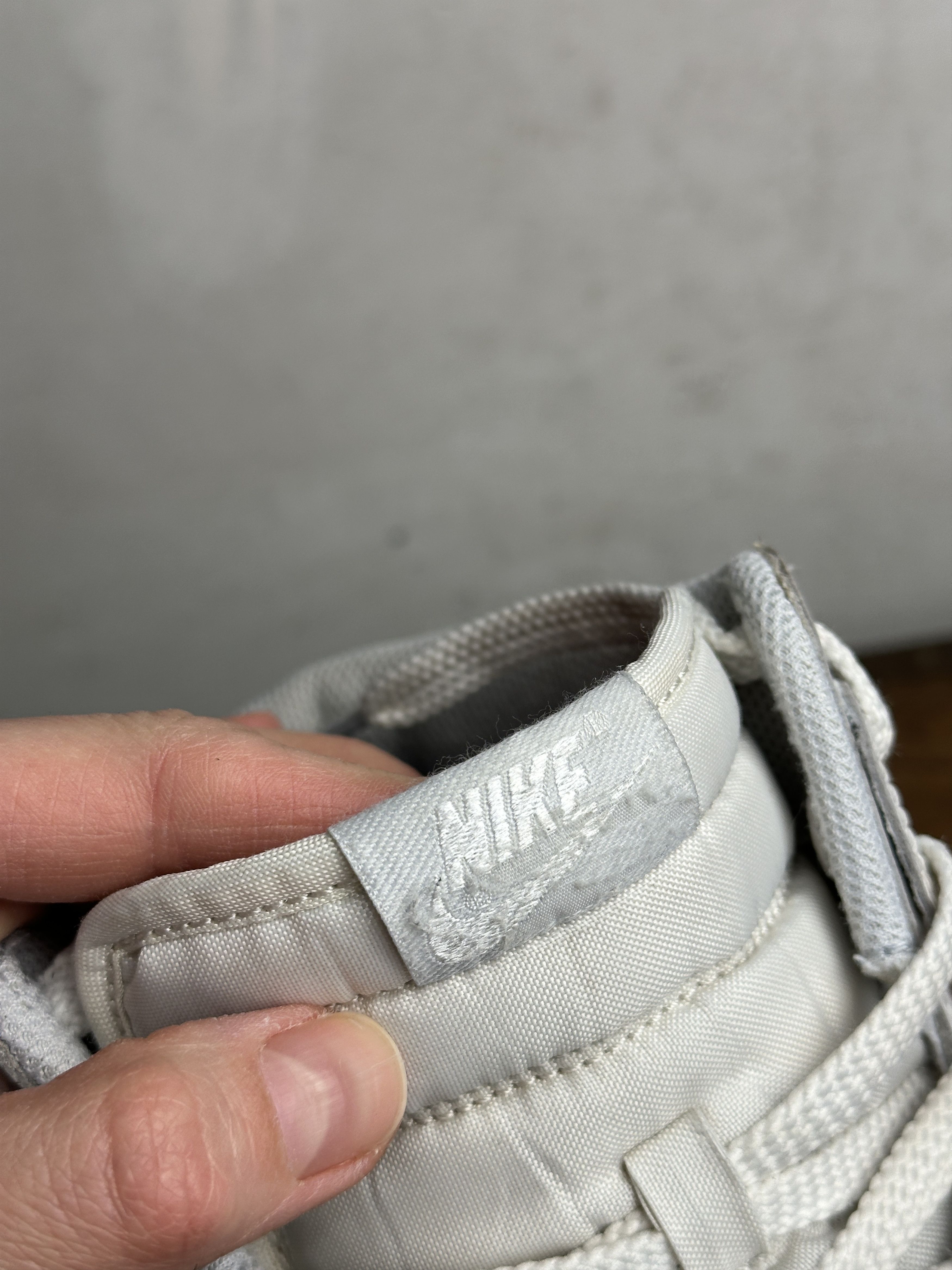 Nike Nike Dunk High Retro White/Grey Sneakers Size US 11 / EU 44 - 8 Thumbnail