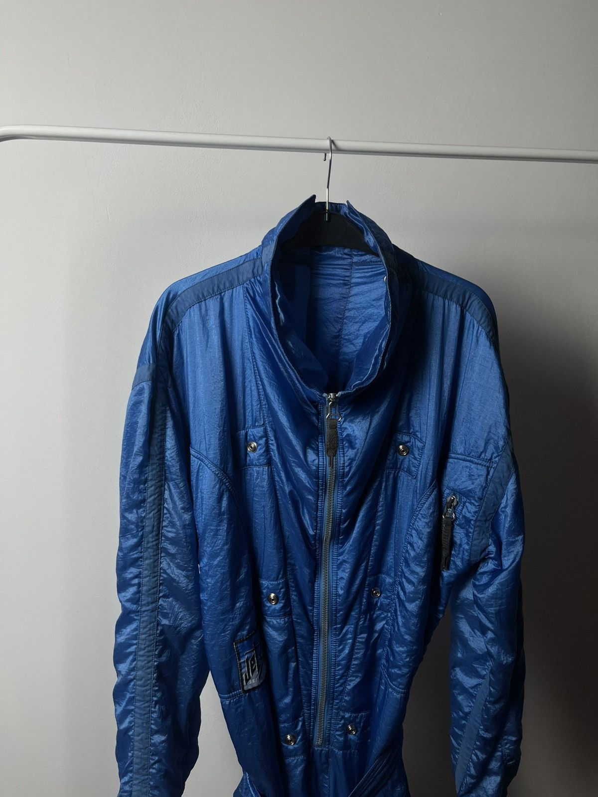 JET SET × Vintage Vintage Jet Set Ski Wear Blue Snowsuit Retro One-Piece Suit Size US M / EU 48-50 / 2 - 3 Thumbnail