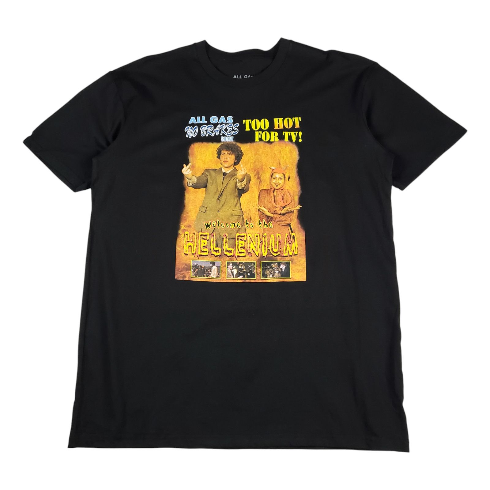 All Gas No Brakes Andrew Callaghan All Gas No Brakes Too Hot For TV T-shirt XL Size US XL / EU 56 / 4 - 1 Thumbnail