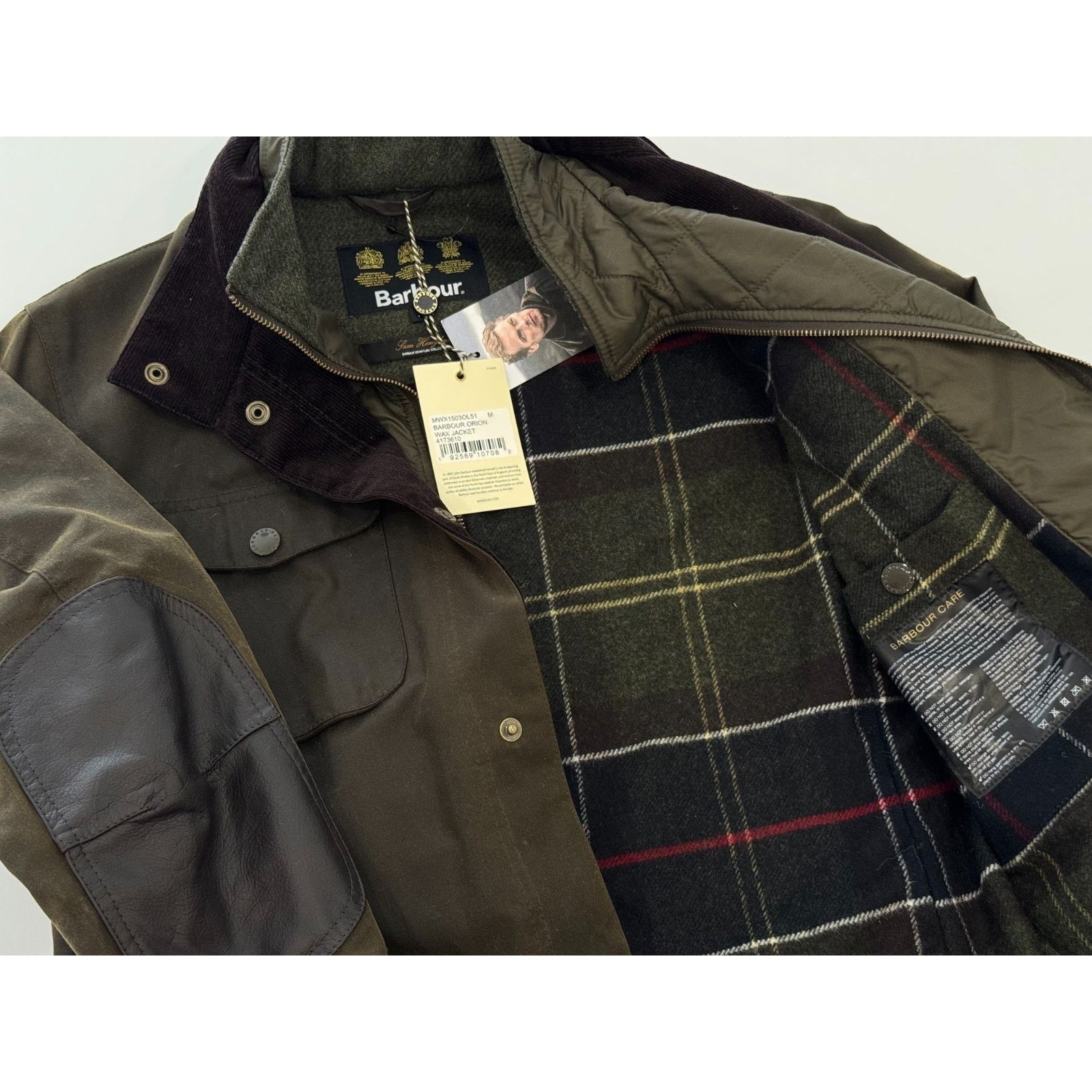 Barbour NWT Barbour Olive Green Ogston Wax leather Jacket Men's M Size US M / EU 48-50 / 2 - 9 Thumbnail