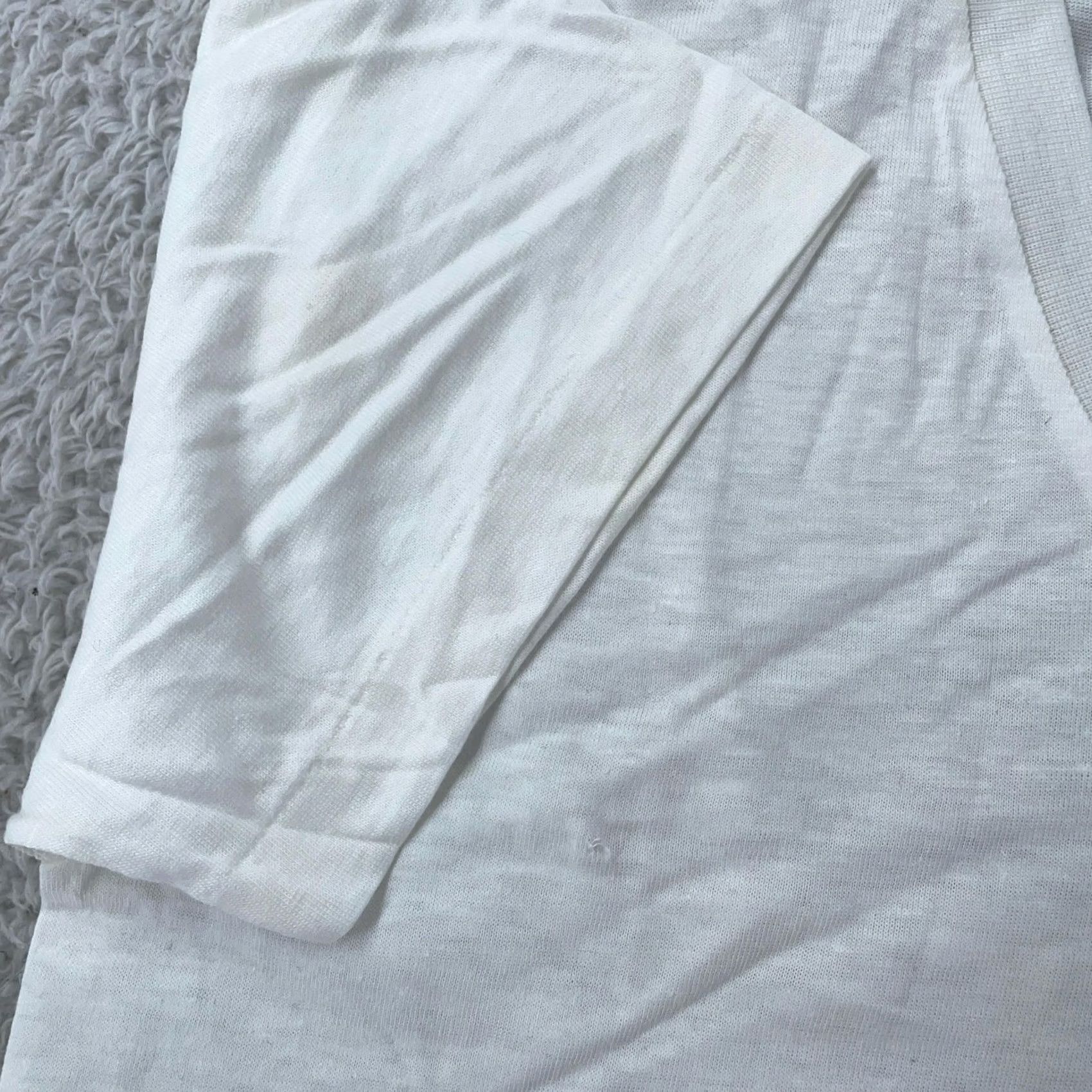 Jockey VINTAGE Jockey White Shirt Mens XS Undershirt Power Knit Short Sleeve Tee V-Neck 80s Size US XS / EU 42 / 0 - 4 Thumbnail