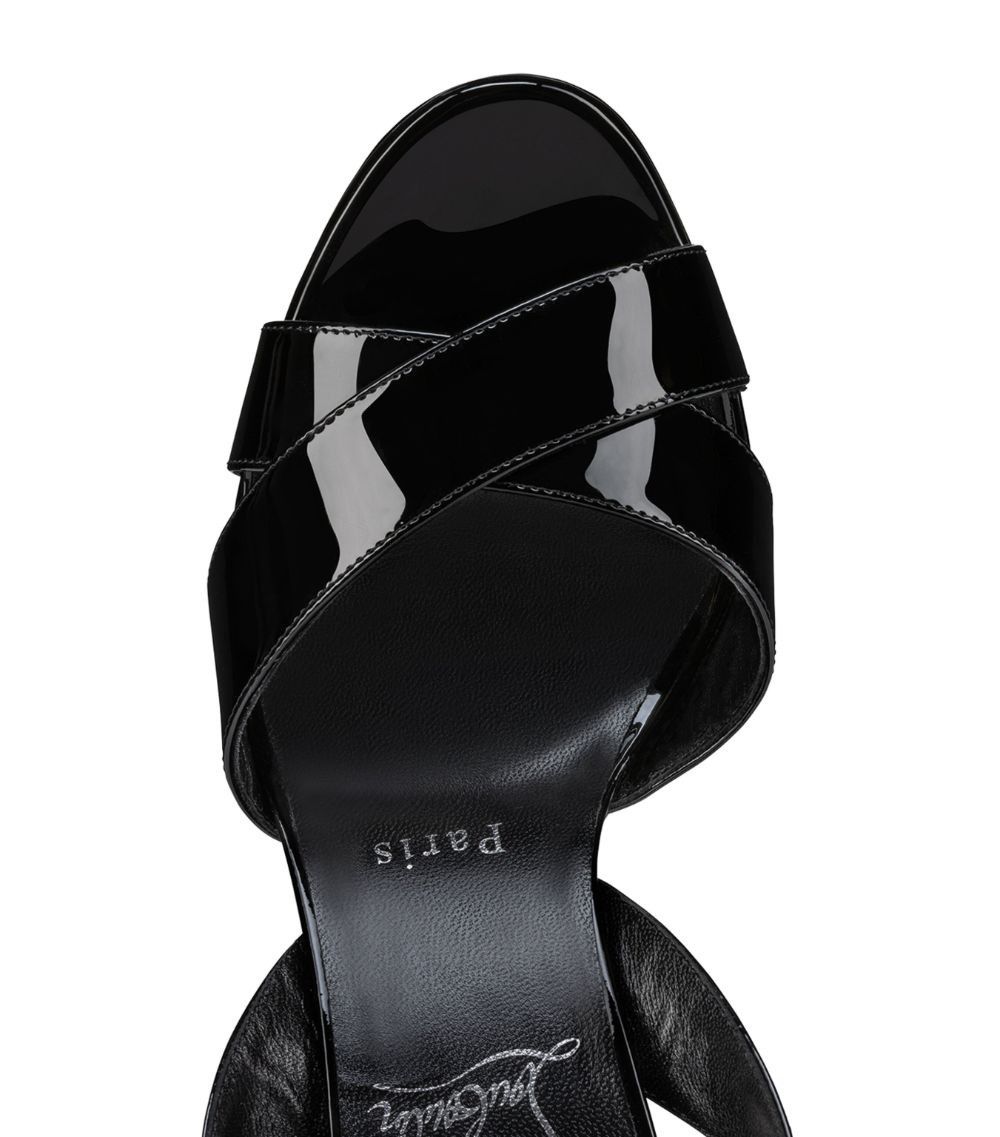 Christian Louboutin oc11z0225 Supra Mariza 130mm Heeled Sandals in Black Size US 8 / IT 38 - 4 Thumbnail