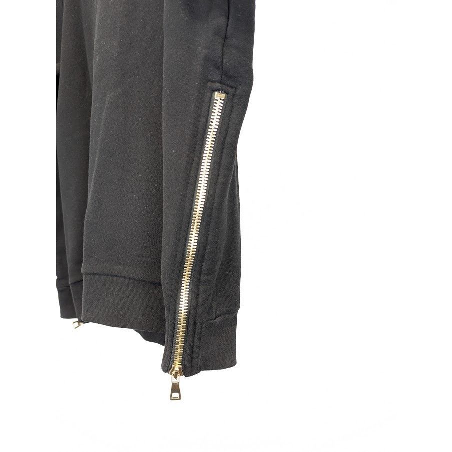 Balmain o1rshd1 Side Zip Sweatshirt in Black Size US S / EU 44-46 / 1 - 14 Thumbnail