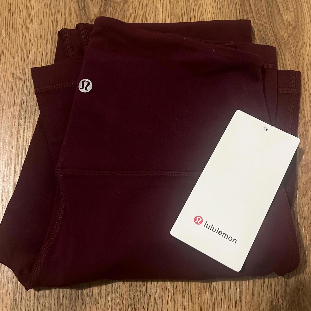 Lululemon Lululemon Women's Burgundy Legging Size 30" / US 8 / IT 44 - 1 Thumbnail