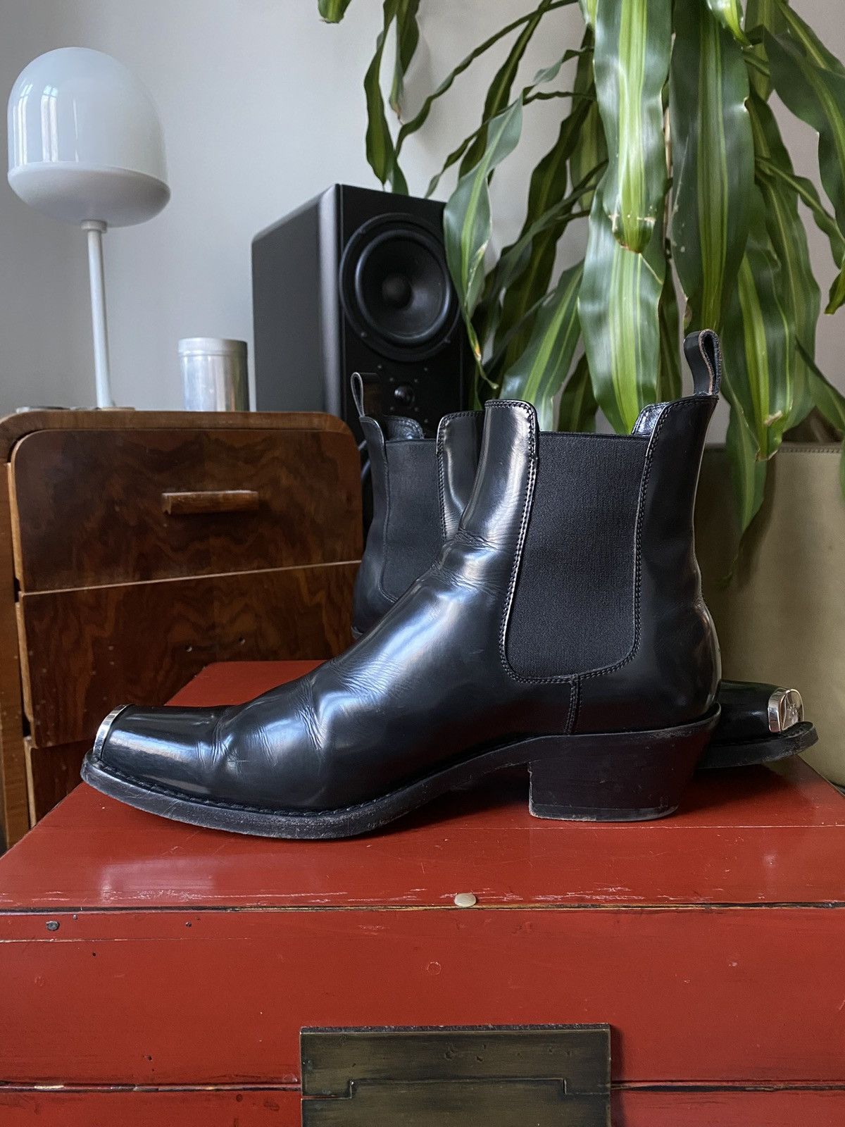 Calvin Klein 205W39NYC × Raf Simons CK205W39NYC Western Chris Boots by Raf Simons Size US 10 / EU 43 - 9 Thumbnail