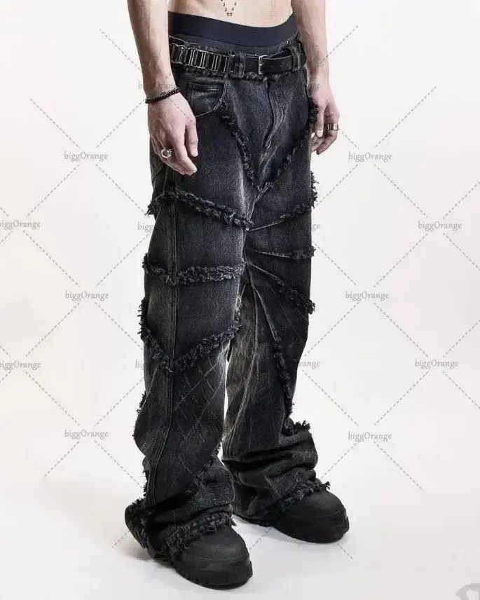 Japanese Brand Y2k Retro Oversized Punk Retro Hip Hop Jeans Size US 32 / EU 48 - 3 Thumbnail