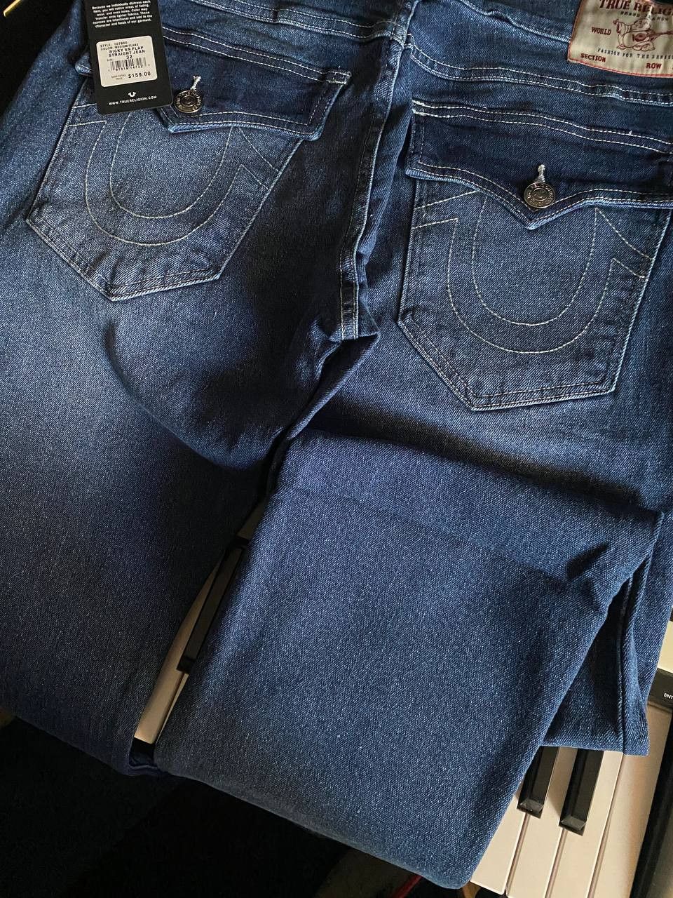 True Religion True Religion Ricky SN Straight Jeans Size US 30 / EU 46 - 6 Thumbnail