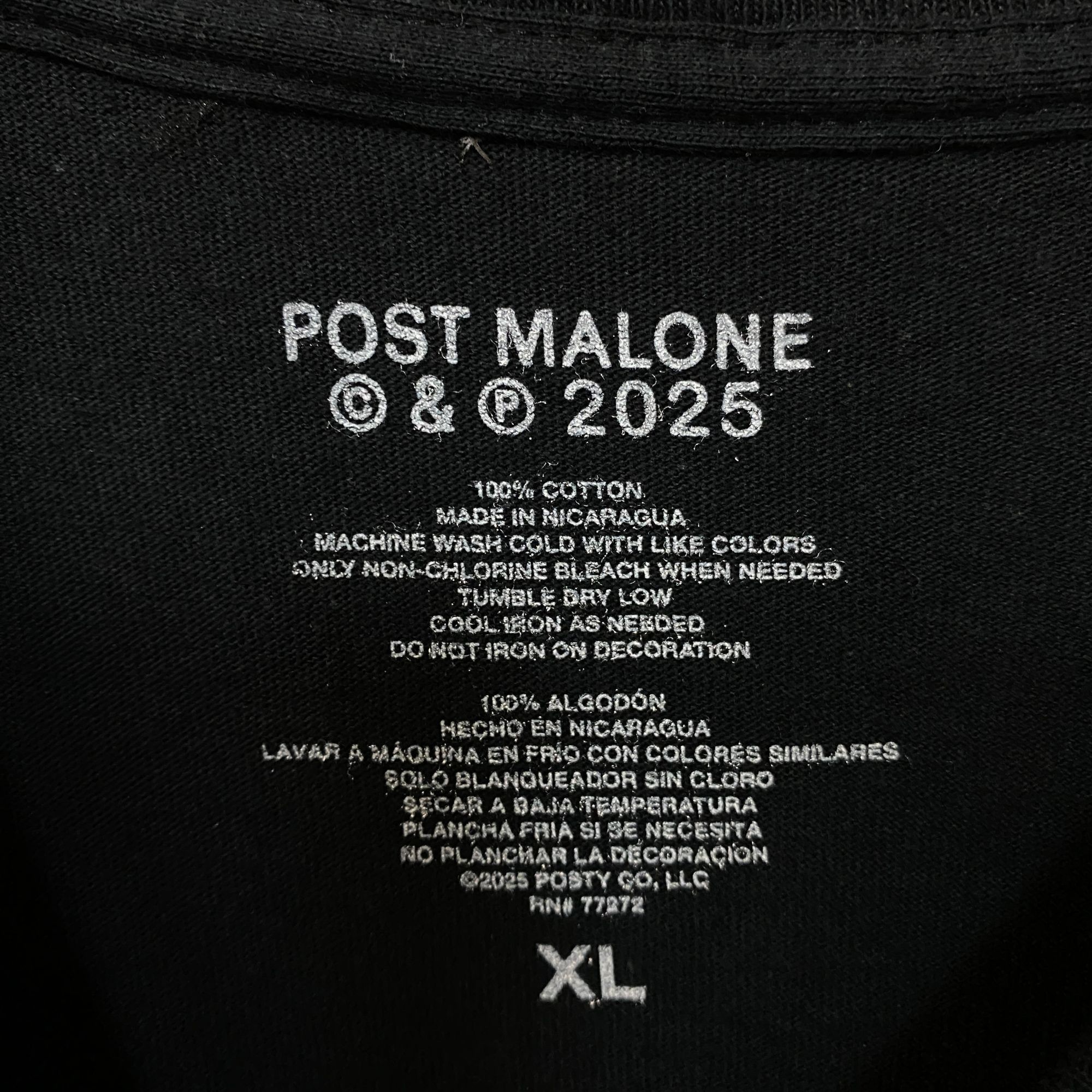 Other Post Malone Cowboy F-1 Trillion Album Country T-Shirt XL Size US XL / EU 56 / 4 - 4 Thumbnail