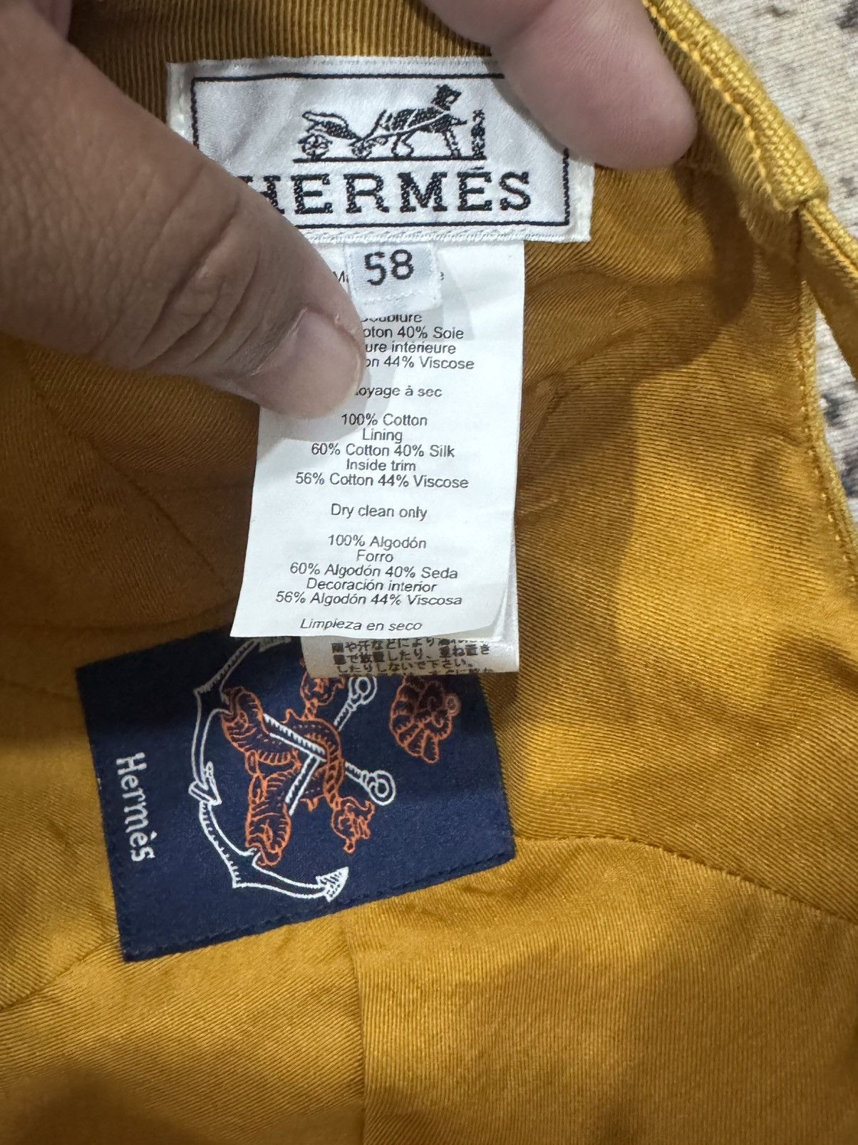 Hermes HERMES - simple baseball hat Size ONE SIZE - 12 Thumbnail