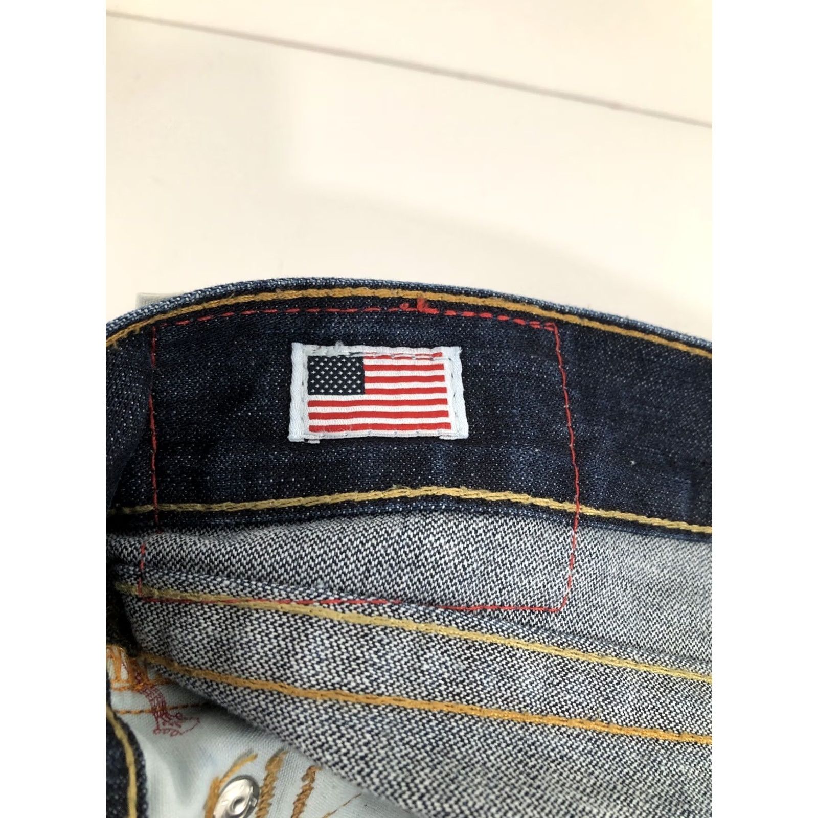 True Religion TRUE RELIGION Ricky Jeans Mens 38x34 Blue - EXCELLENT World Tour Inseam 34 Comfort Fit Mens Boys Girls Size US 38 / EU 54 - 6 Thumbnail