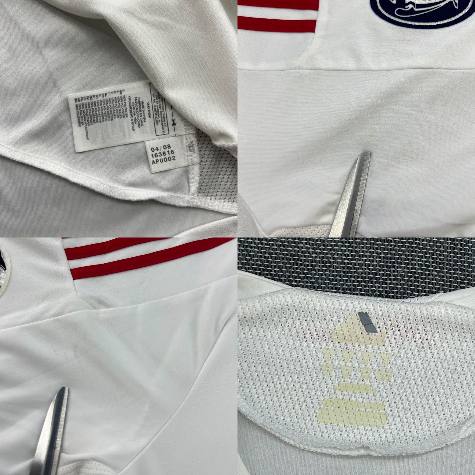 Adidas adidas Bayern Munich 2008 2009 Third Franck Ribery Football Jersey Mens XL white T-Shirt Athletic Jersey Mens XL adidas Size US XL / EU 56 / 4 - 8 Thumbnail