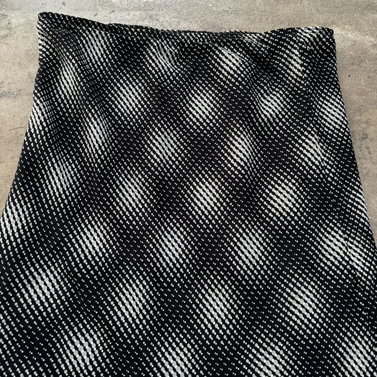 Japanese Brand Vintage Optical Printed Mesh Maxi Skirt Size 25" / US 0 / IT 36 - 3 Thumbnail