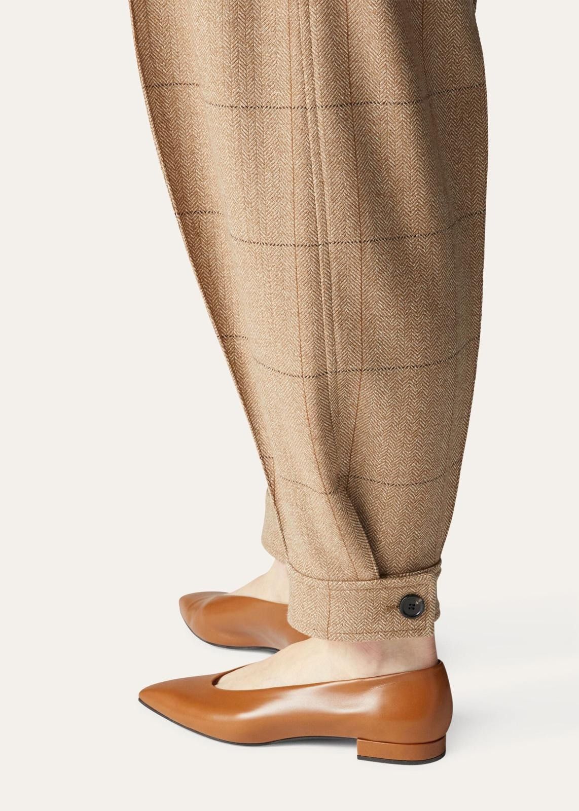 Loro Piana o1srvl11e0824 Aniston Cashmere Pants in Beige Size 30" / US 8 / IT 44 - 5 Thumbnail
