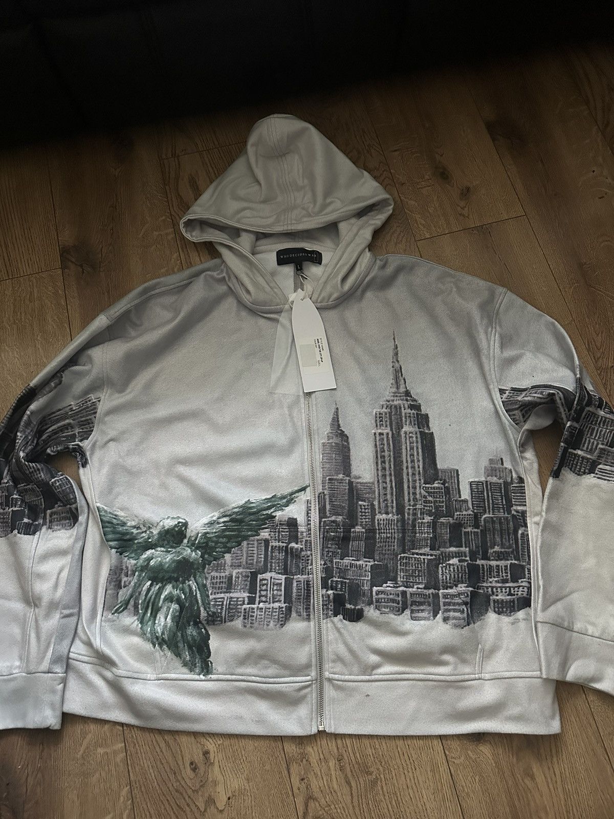 Who Decides War Who Decides War Angel Over The City Zip Up Size US L / EU 52-54 / 3 - 3 Thumbnail