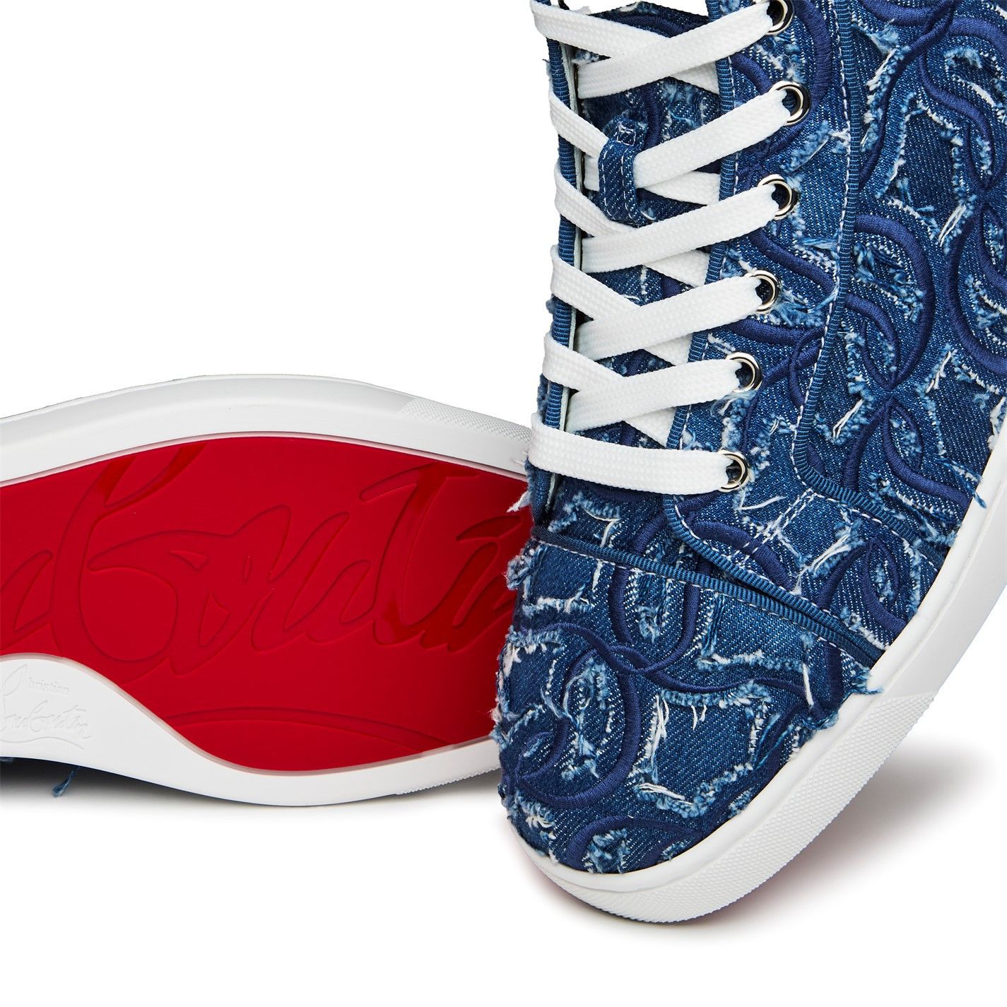 Christian Louboutin Louis High-Top Sneakers Size US 11 / EU 44 - 6 Thumbnail
