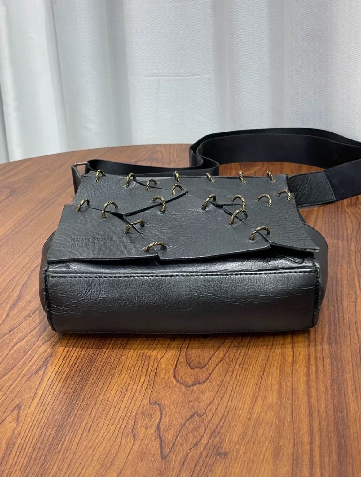 Jean Paul Gaultier jean paul gaultier vintage patchwork metal rings leather bag Size ONE SIZE - 6 Thumbnail