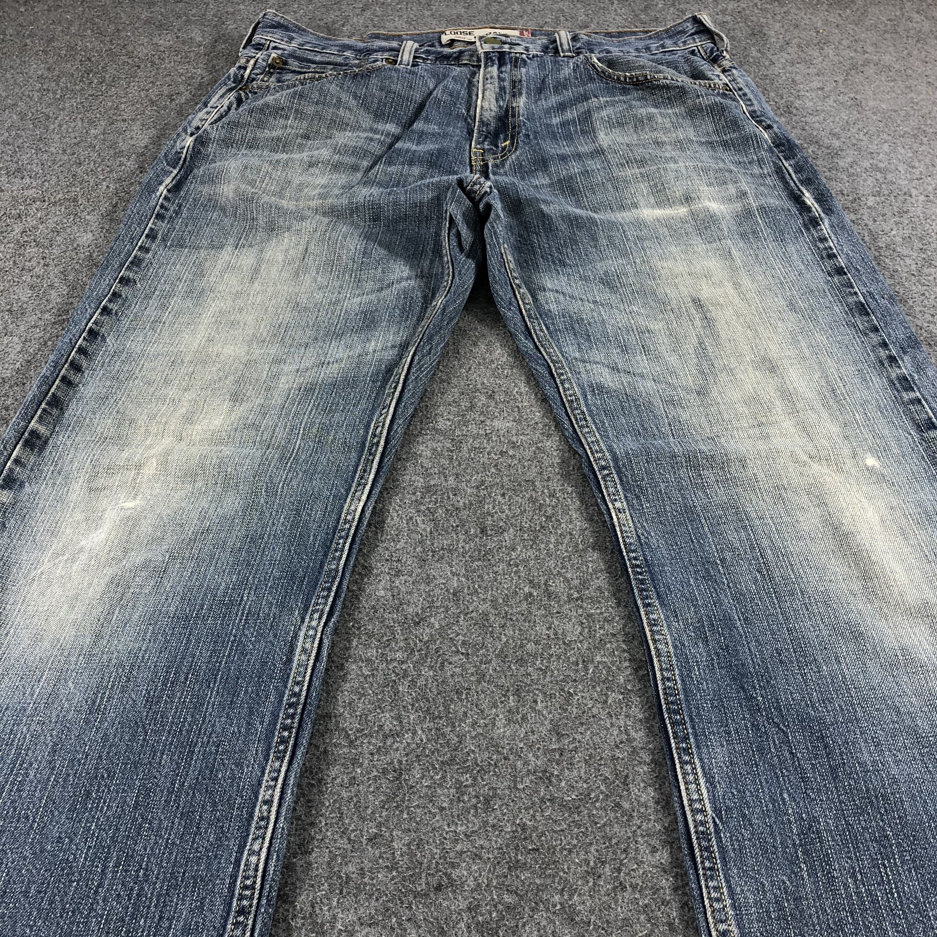 Levi's Vintage Blue Wash Levis 569 Jeans-J1211 Size US 36 / EU 52 - 3 Thumbnail