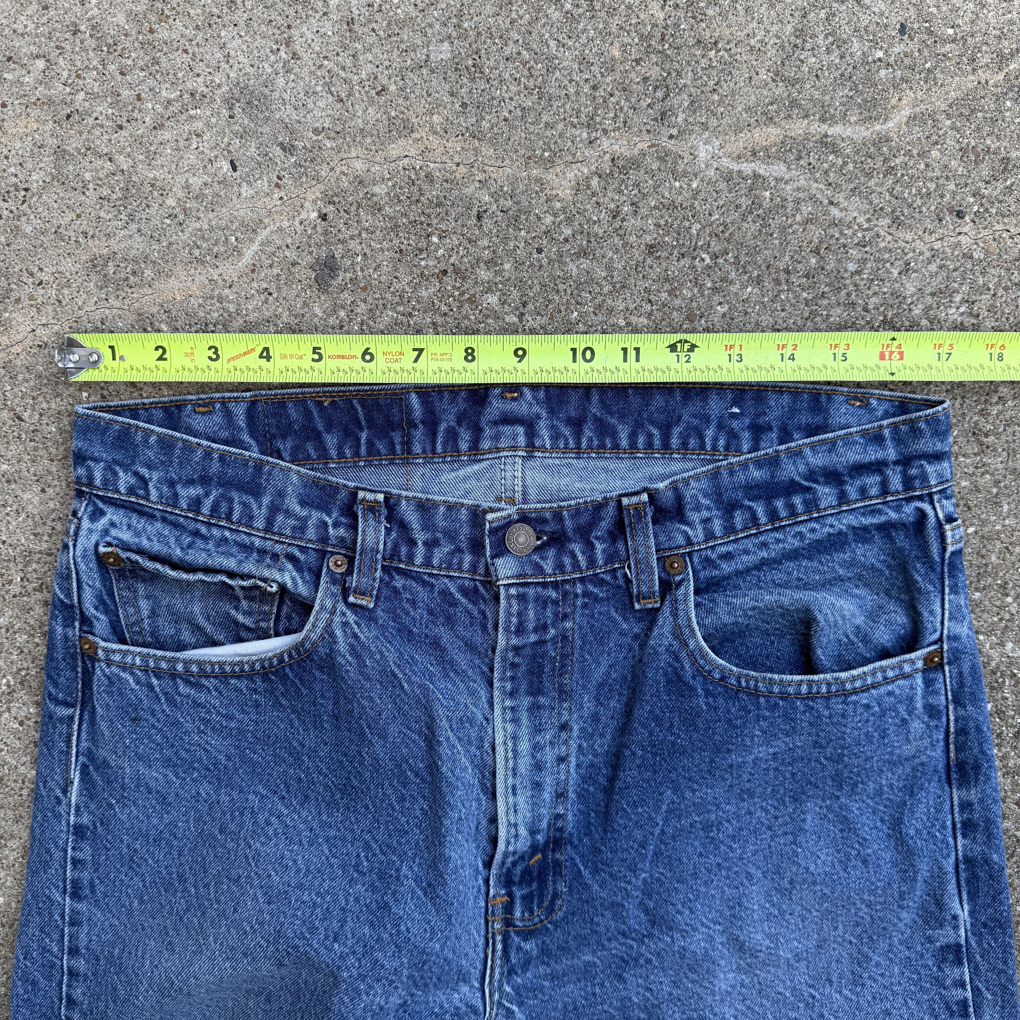 Levi's Vintage 80s Levis 505 Blue Denim Made in USA Jeans Size US 34 / EU 50 - 8 Thumbnail