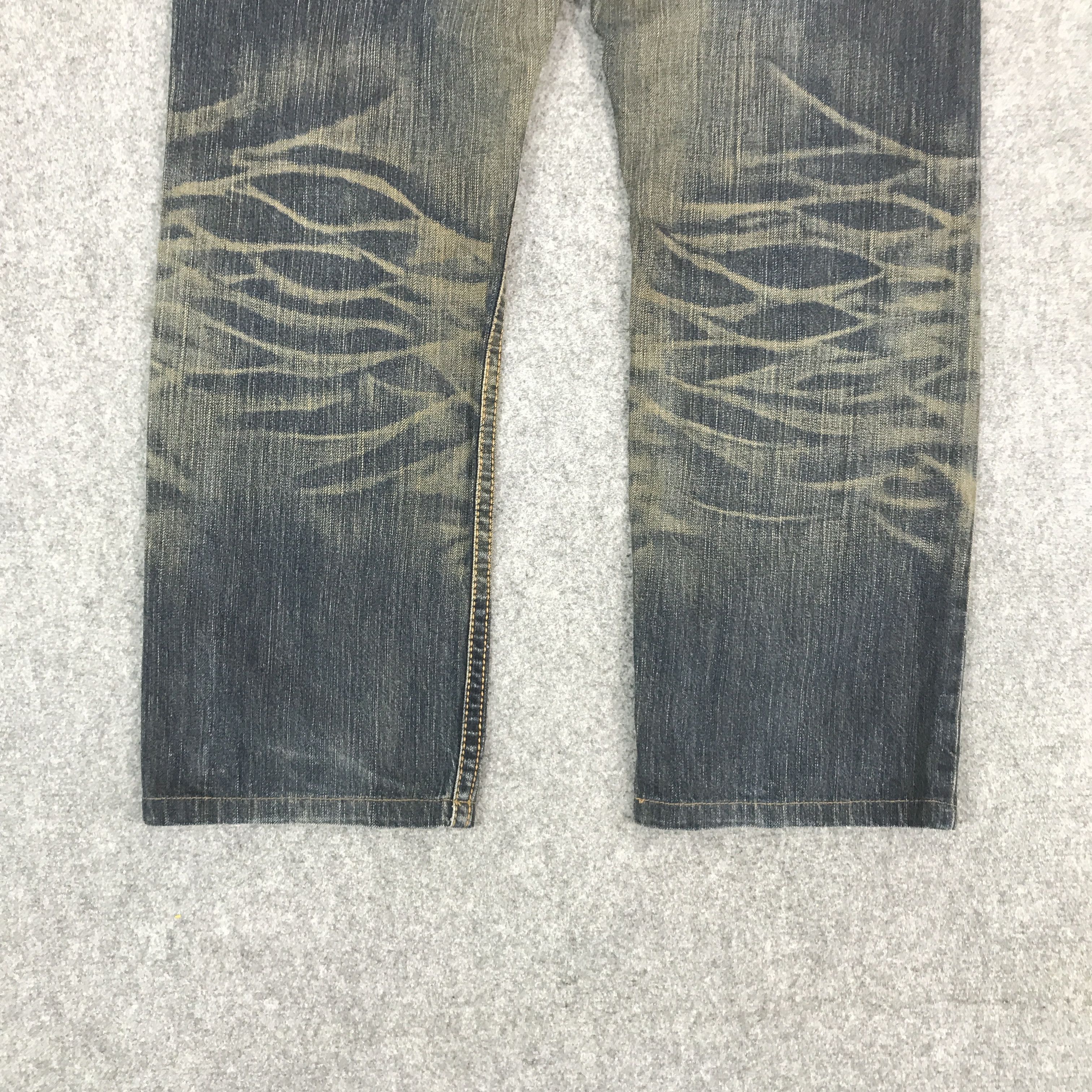Designer × Edwin × Japanese Brand BAGGY EDWIN JAPAN RUSTY DENIM JEANS Size US 32 / EU 48 - 6 Thumbnail