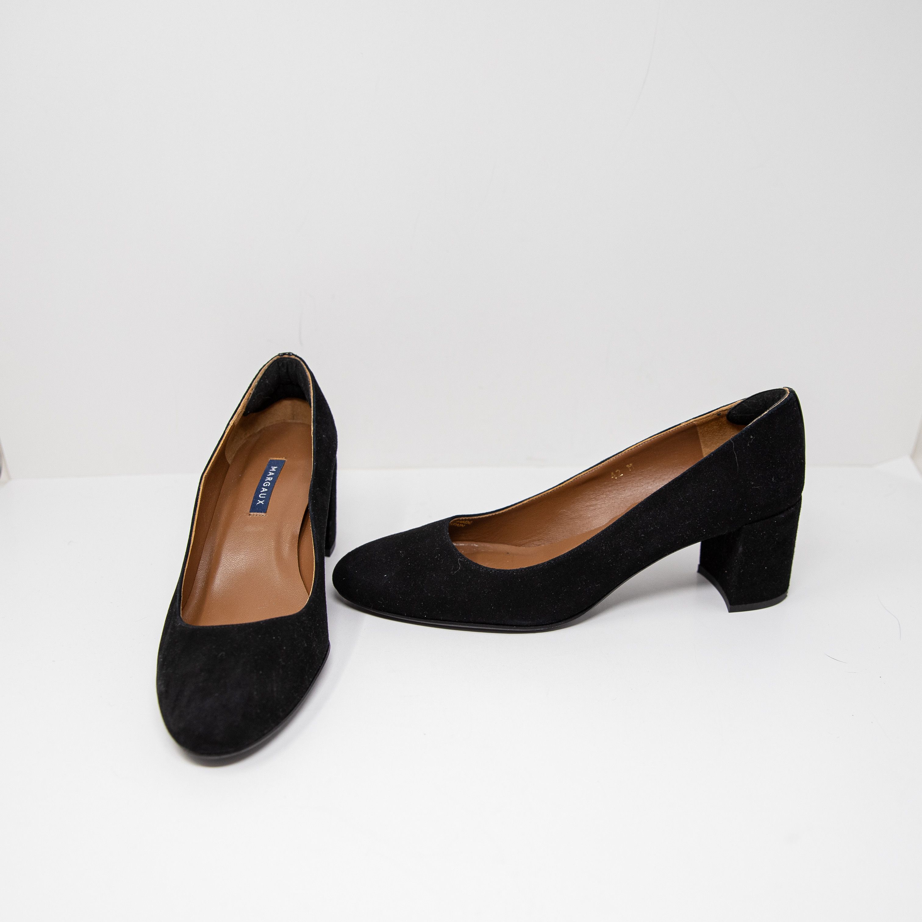 Margaux The Heel Genuine Suede Block