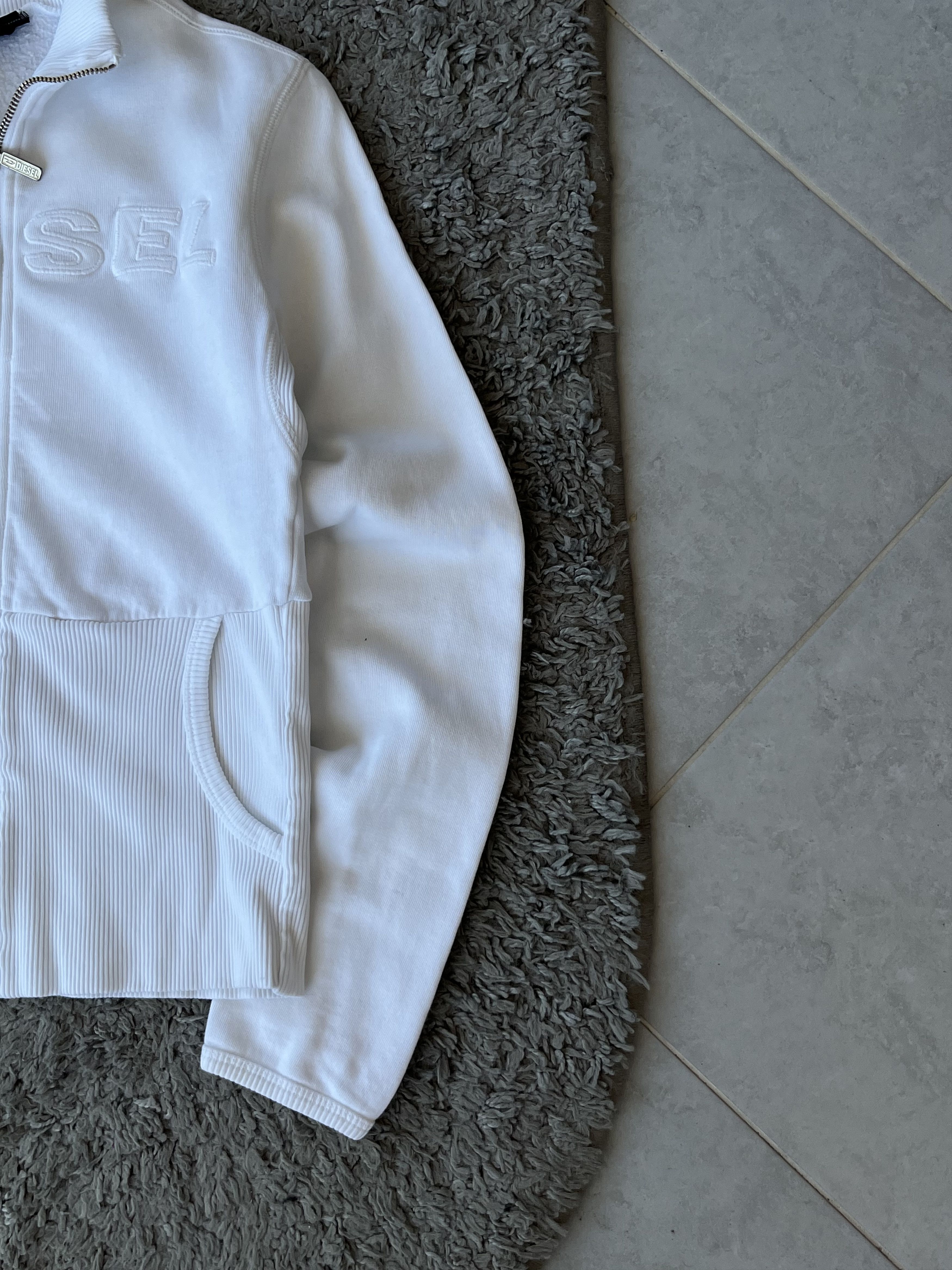 Diesel DIESEL Vintage Big Logo Full Zip Sweatshirt Y2K Style Size S / US 4 / IT 40 - 4 Thumbnail