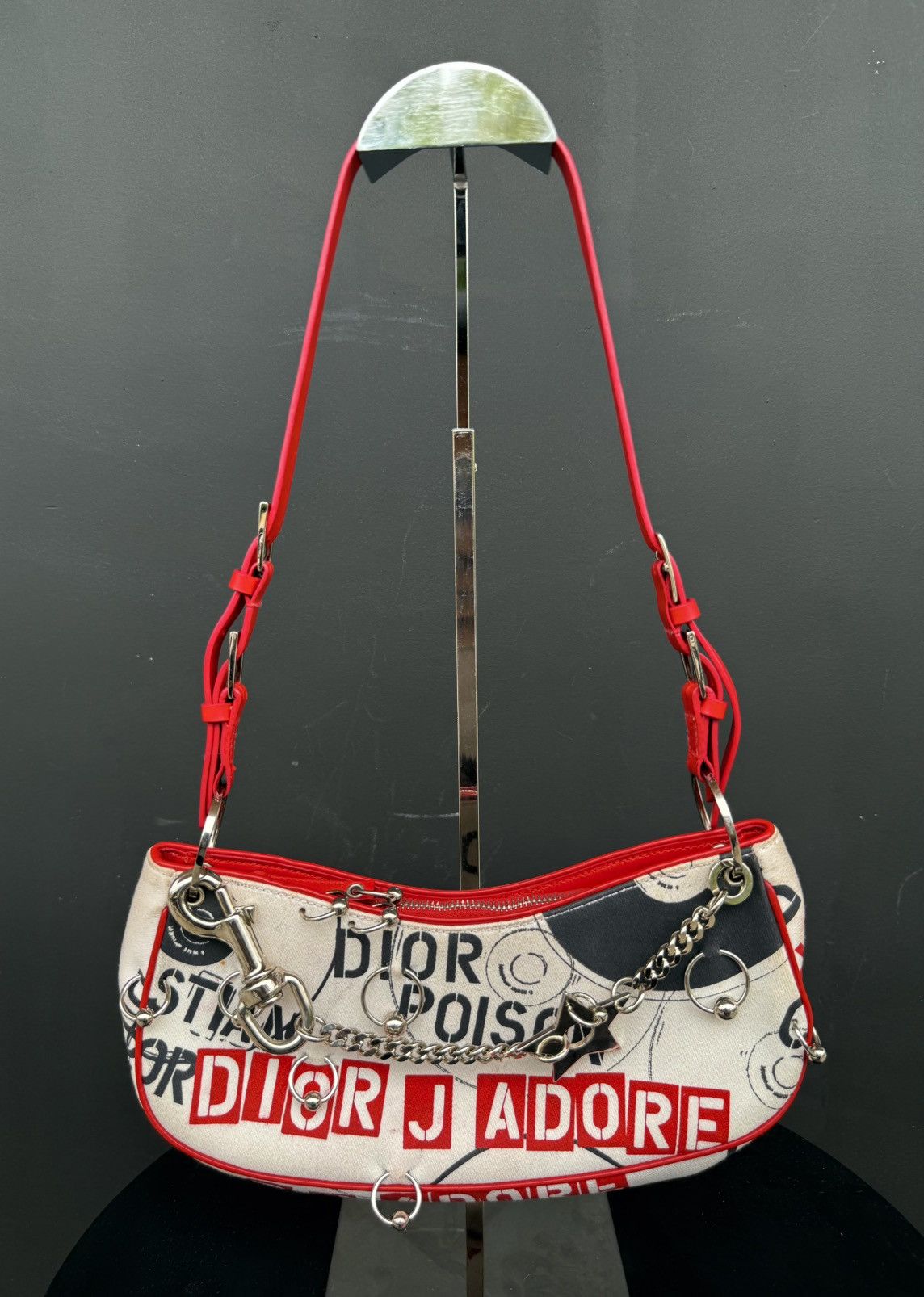 Dior Dior - Galliano Era ‘Hardcore’ Pierced Shoulder Bag Size ONE SIZE - 1 Thumbnail