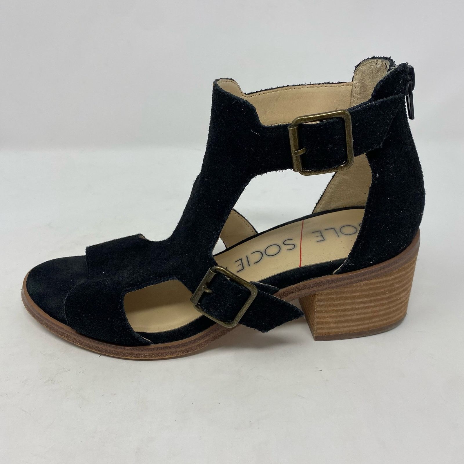 Other Sole Society Black So-Tonni Heels Sandals Shoes Womens 7 Size US 7 / IT 37 - 2 Thumbnail