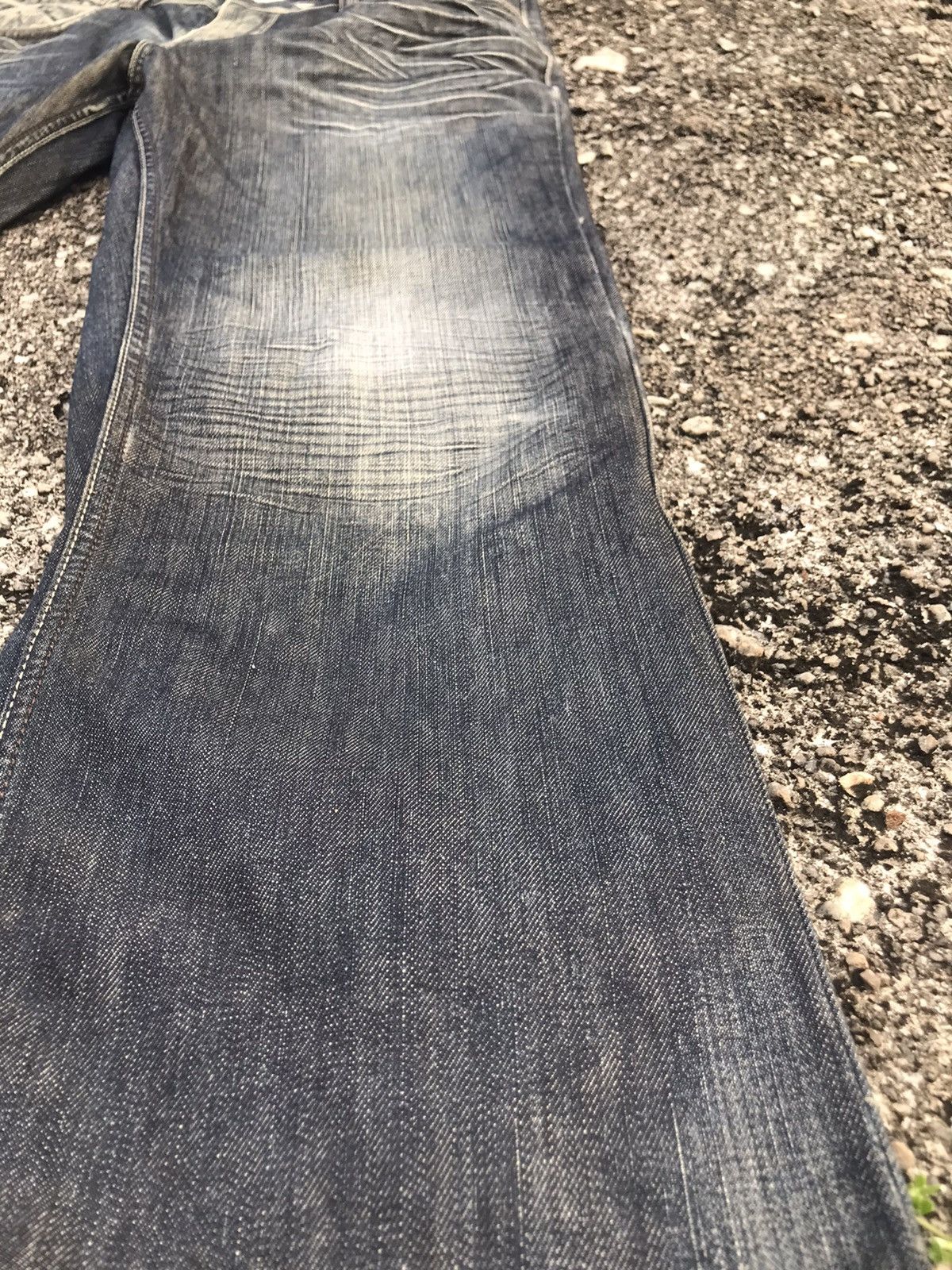 Japanese Brand 🔥Y2K SMOG Denim Flared Jeans🔥 Size US 34 / EU 50 - 10 Thumbnail