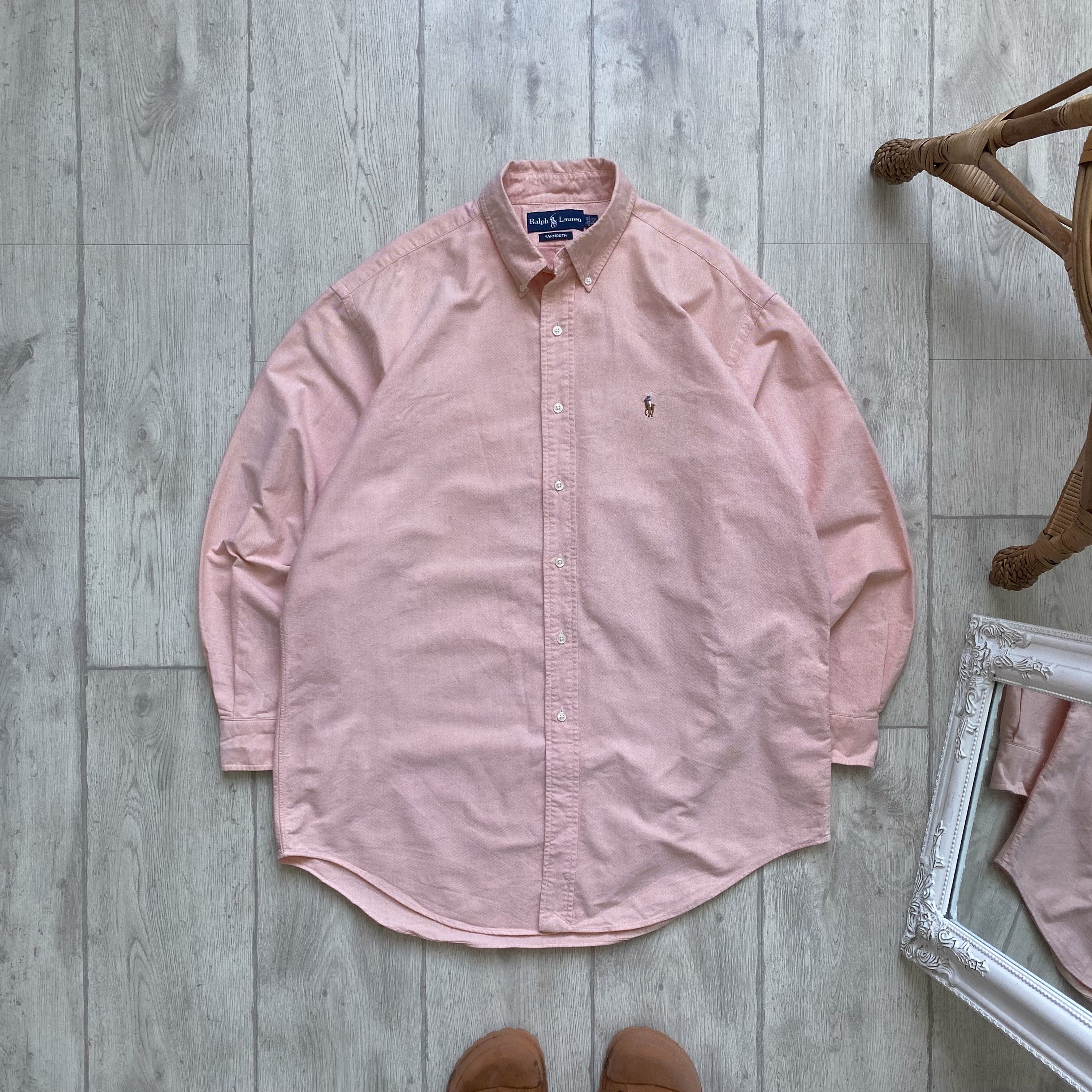 Polo Ralph Lauren 🍑 Vintage 80s Polo Ralph Lauren shirt Luxury Oldmoney Size US L / EU 52-54 / 3 - 1 Thumbnail