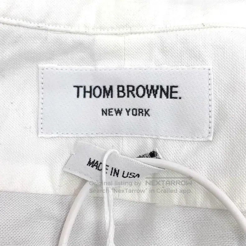 Thom Browne Thom Browne White tropical fish embroidery cotton shirt Size US S / EU 44-46 / 1 - 6 Thumbnail