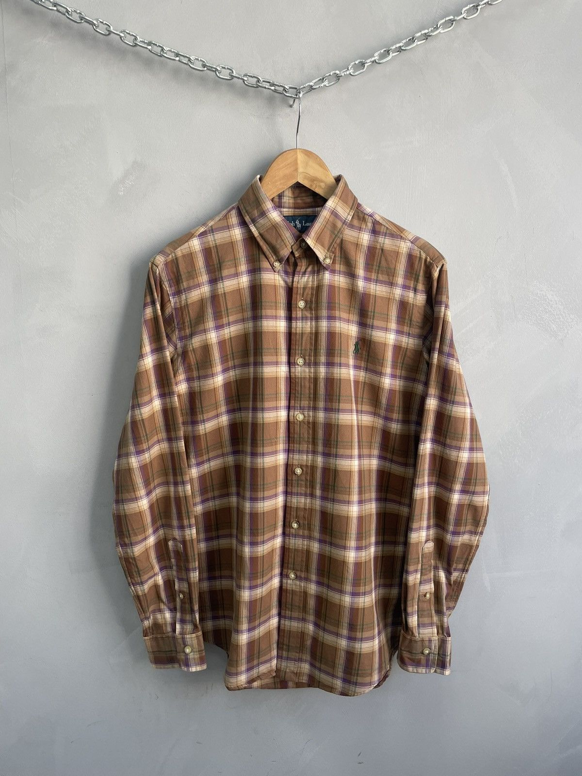 Polo Ralph Lauren vintage flannel polo Ralph shirt button up y2k Size US M / EU 48-50 / 2 - 1 Thumbnail