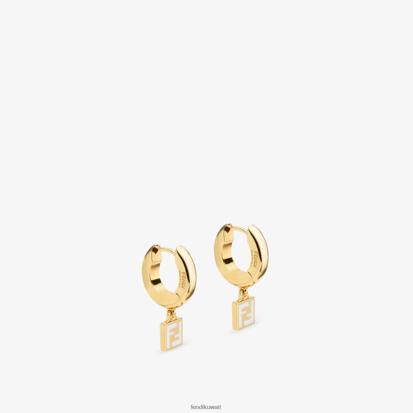 Fendi o1s1wg110925 Size:OS/Forever Fendi Earrings in Golden Size ONE SIZE - 1 Preview
