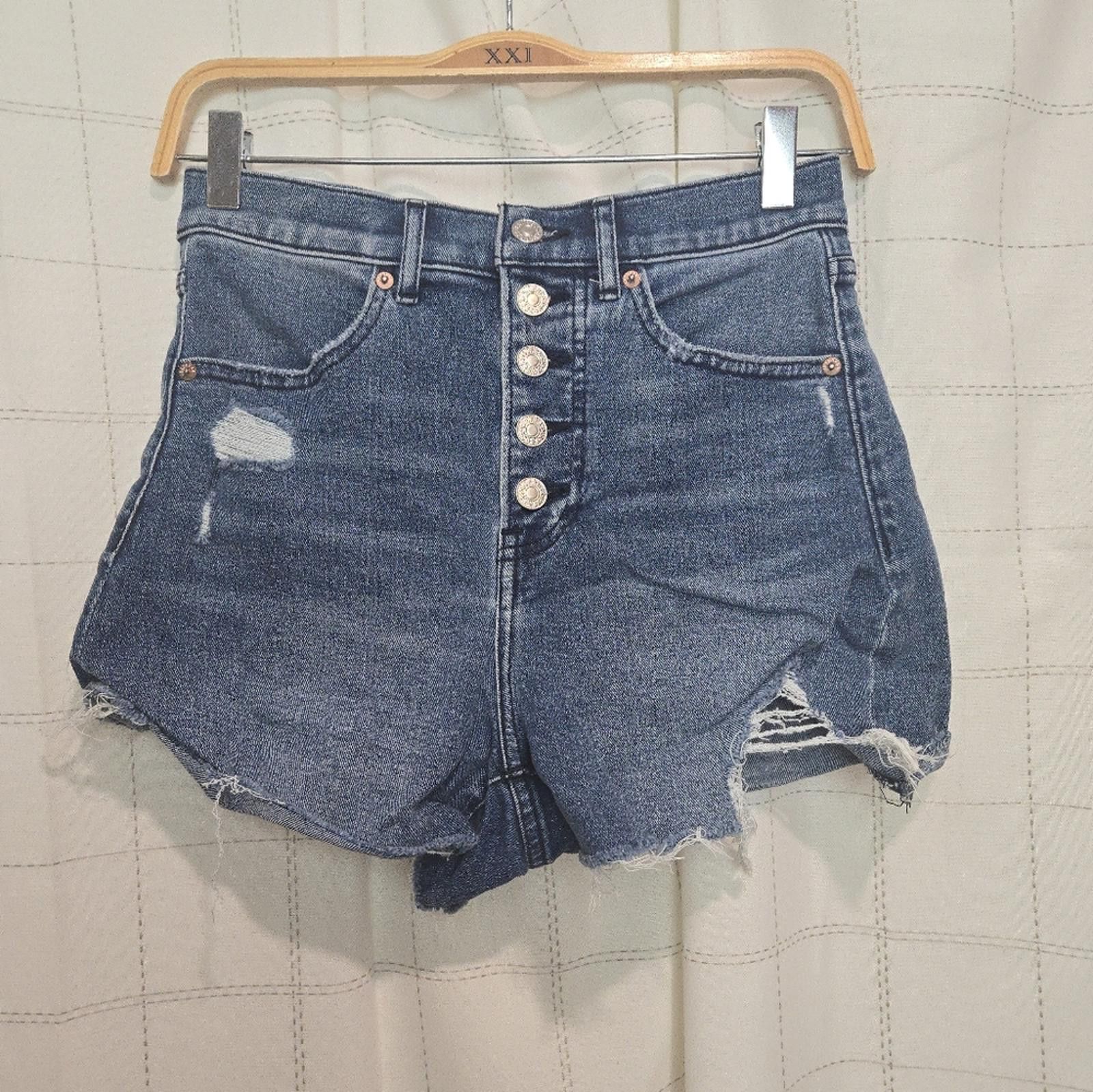 Express Express Denim Shorts Size 26" / US 2 / IT 38 - 1 Thumbnail