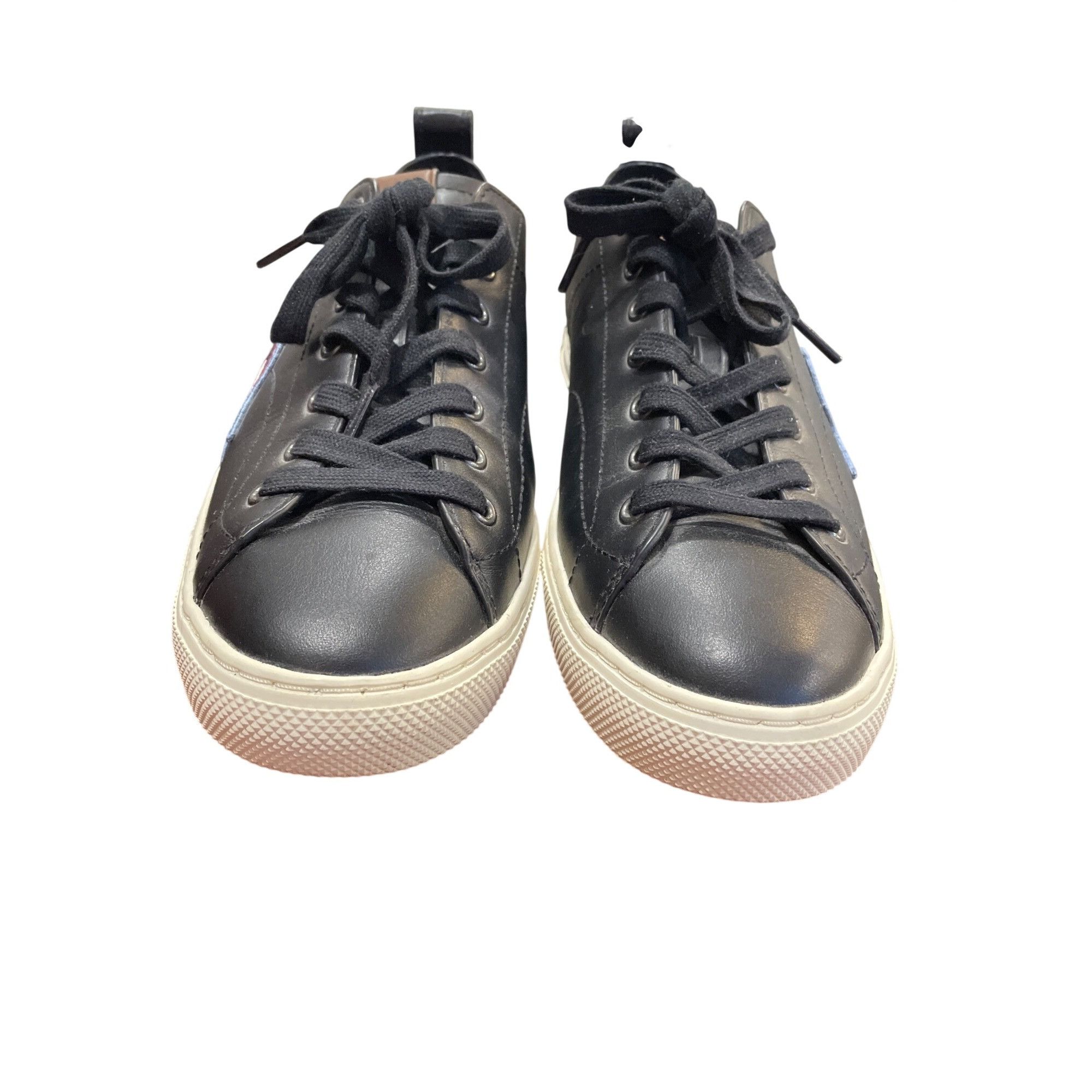 Coach Coach wms black leather low top shark embroided Lightning sn Size US 8 / IT 38 - 14 Thumbnail