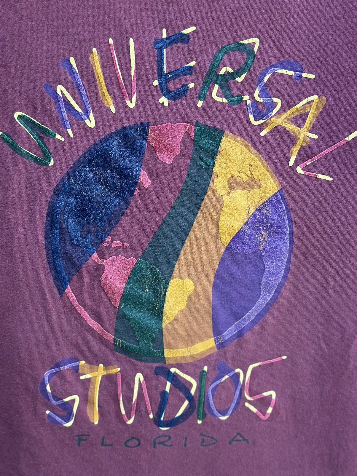 Tultex × Universal Studios × Vintage Vintage Tultex Universal Studios Faded Tee Size US L / EU 52-54 / 3 - 2 Thumbnail