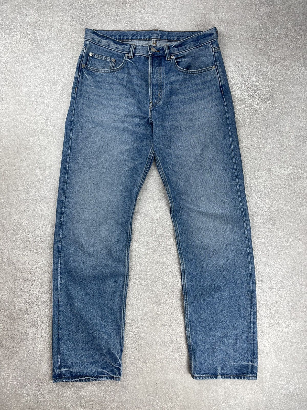 ARKET Loose Jeans Washed Blue Size 32x32