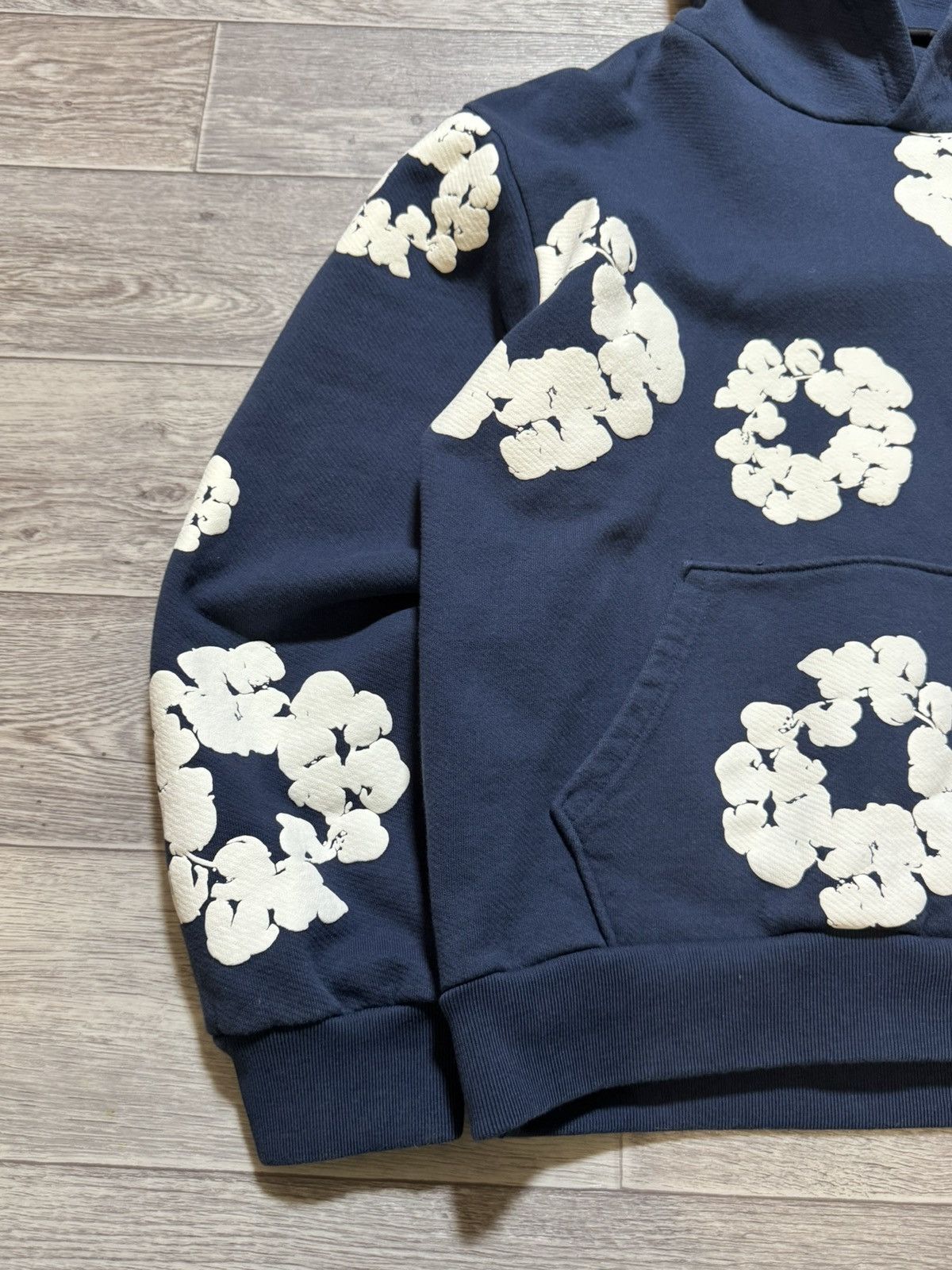 Japanese Brand Denim tears Blue hoodie Size US M / EU 48-50 / 2 - 2 Thumbnail