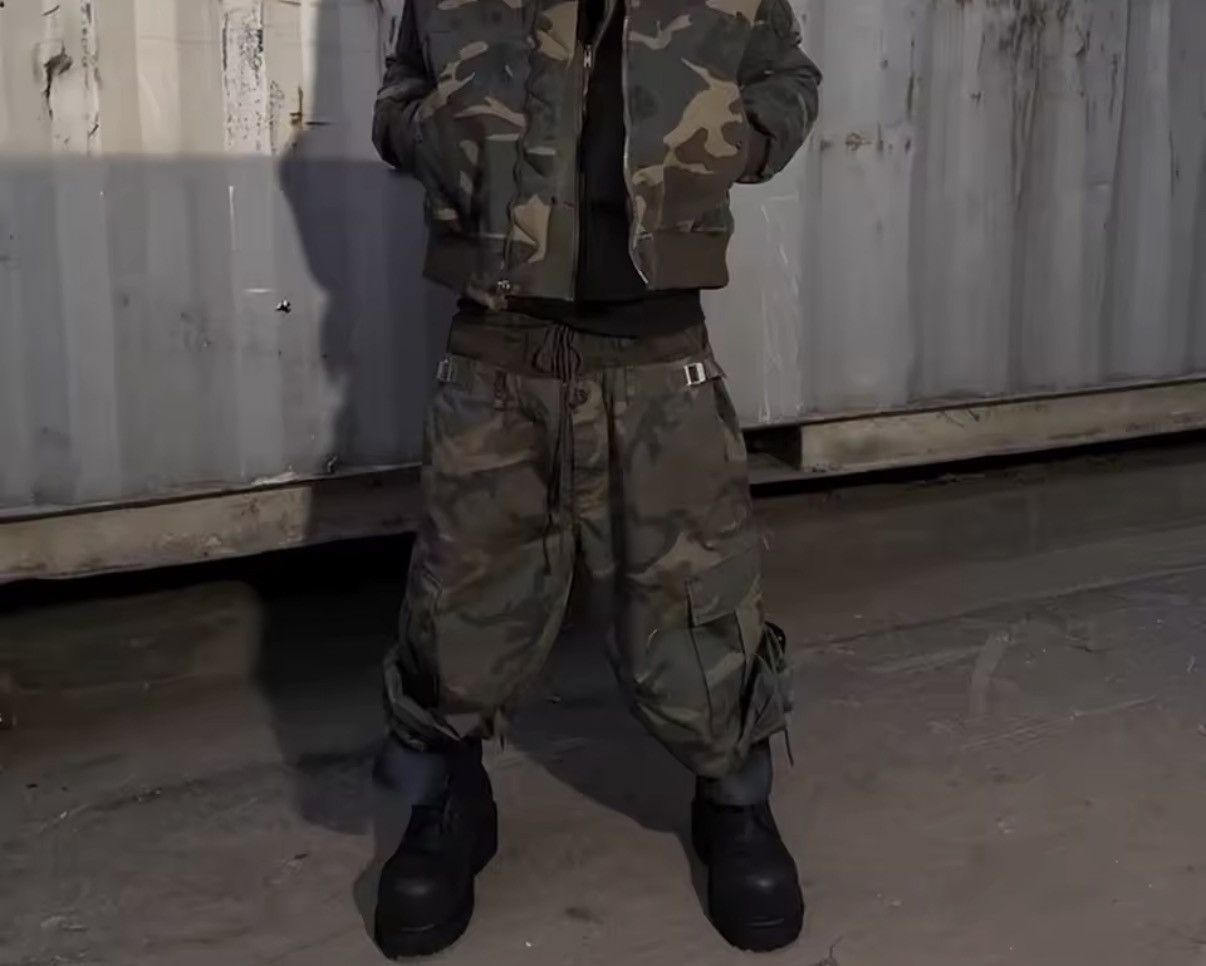 Other Camouflage Three Waisted Patchwork Baggy Streetwear Pants Size US 33 - 4 Thumbnail