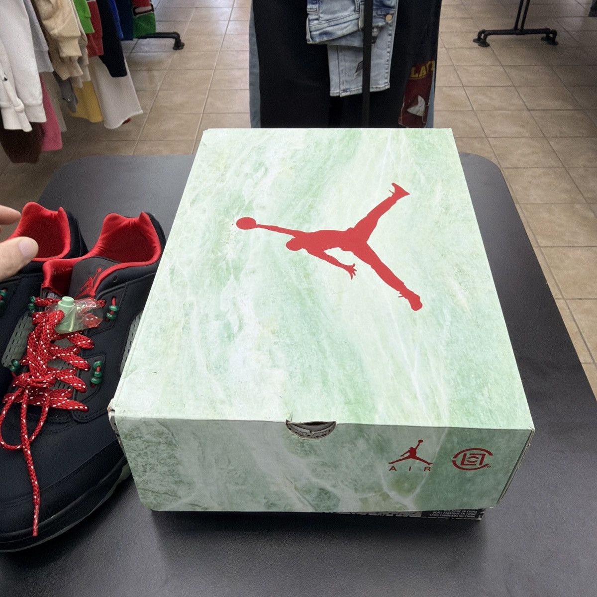 Jordan Brand Air Jordan 5 Retro Low SP Clot Black Jade Men's Size 10 Size US 10 / EU 43 - 19 Thumbnail