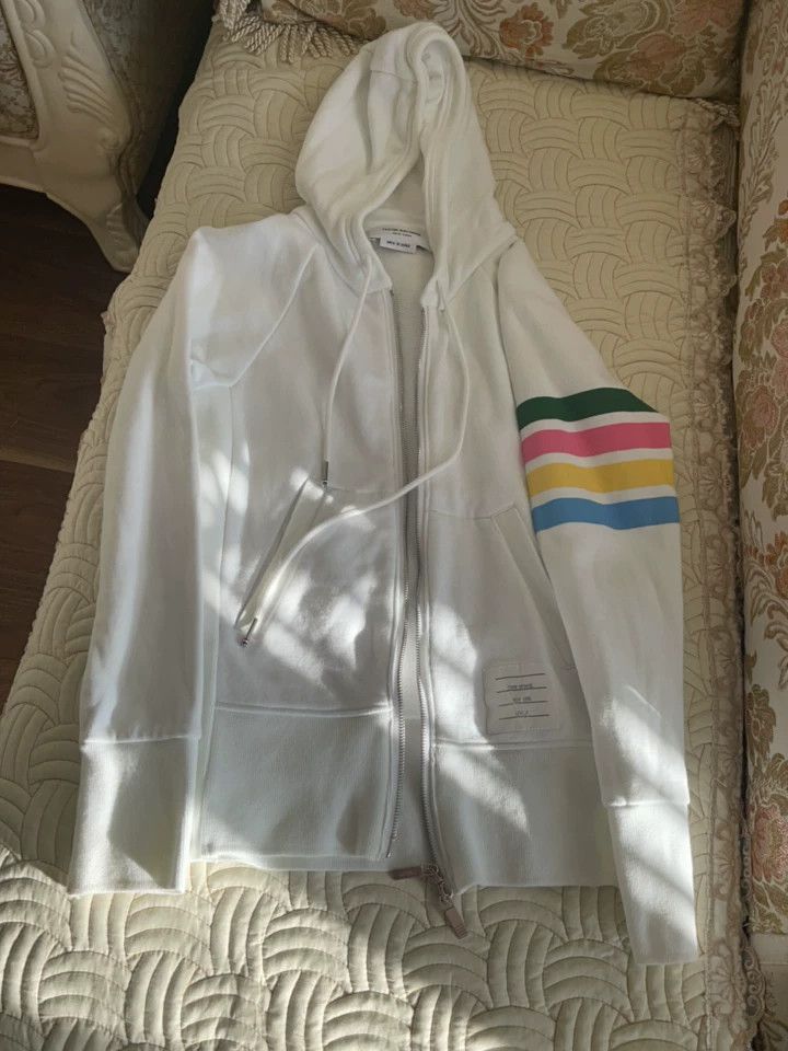 Thom Browne Thom browne Colorful striped sweatshirt jacket 2503-Nextarr Size US XS / EU 42 / 0 - 1 Thumbnail