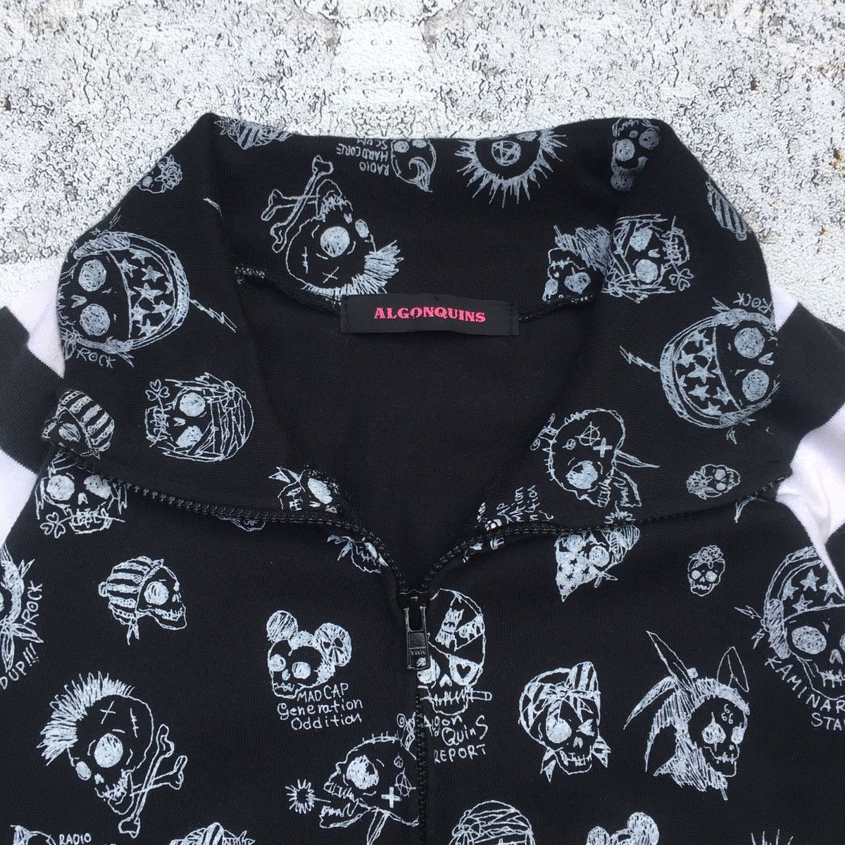 Algonquins Full Zip Skull Grunge Punk LGB Jacket