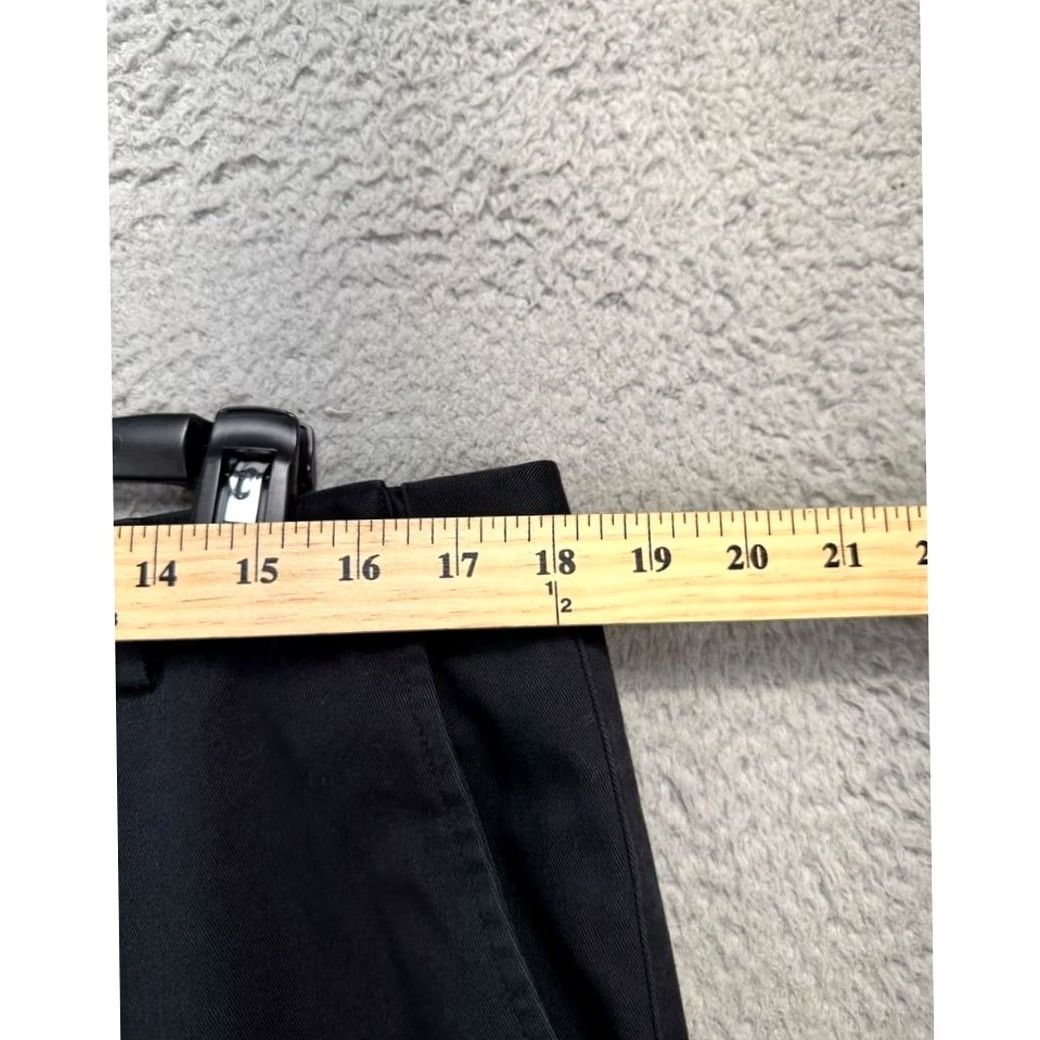 Vintage L.L. Bean Pants Women 16 Medium Tall Black Classic Fit Straight Khaki NEW Ladies Pants Women's 16W Plus 36x31.5 Casual Preppy Mens Womens Boys Girls Size 38" / US 16 / IT 52 - 7 Thumbnail