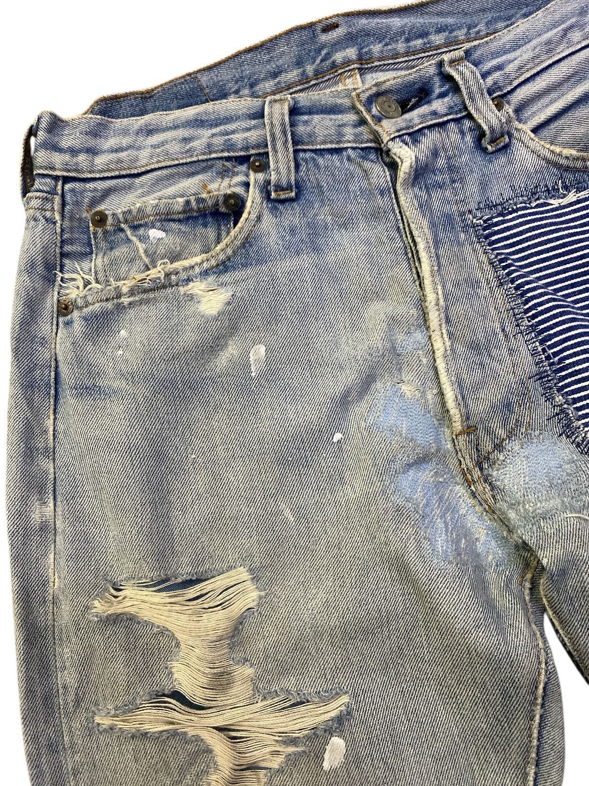 Levi's × Levi's Vintage Clothing × Vintage Vintage Levi’s 501 Selvedge Redline Button No 6 Size US 30 / EU 46 - 3 Thumbnail