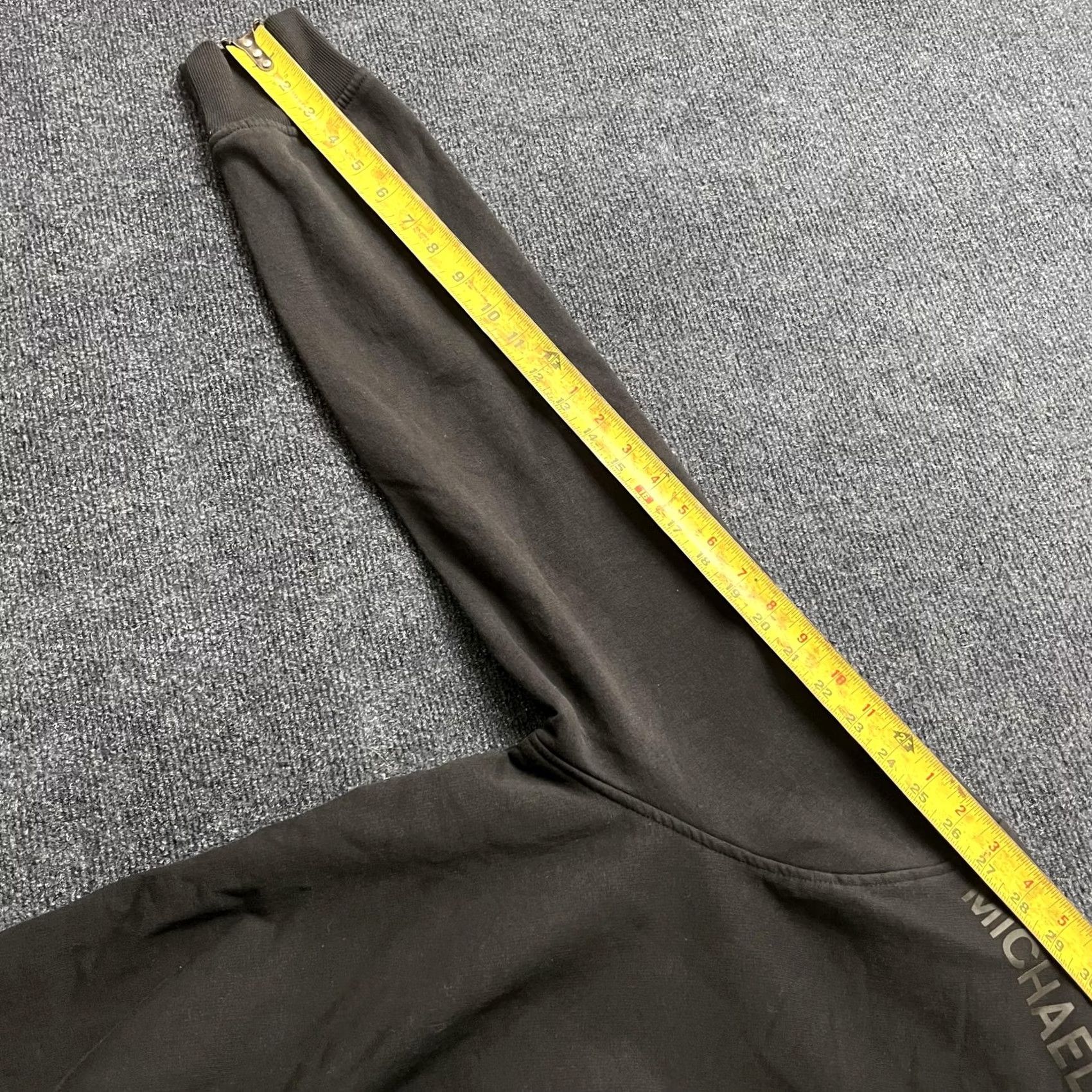 Michael Kors Michael Kors Sweatshirt Womens XL Black Fleece 1/4 Zip Mock Neck Logo Pullover Size XL / US 12-14 / IT 48-50 - 7 Thumbnail