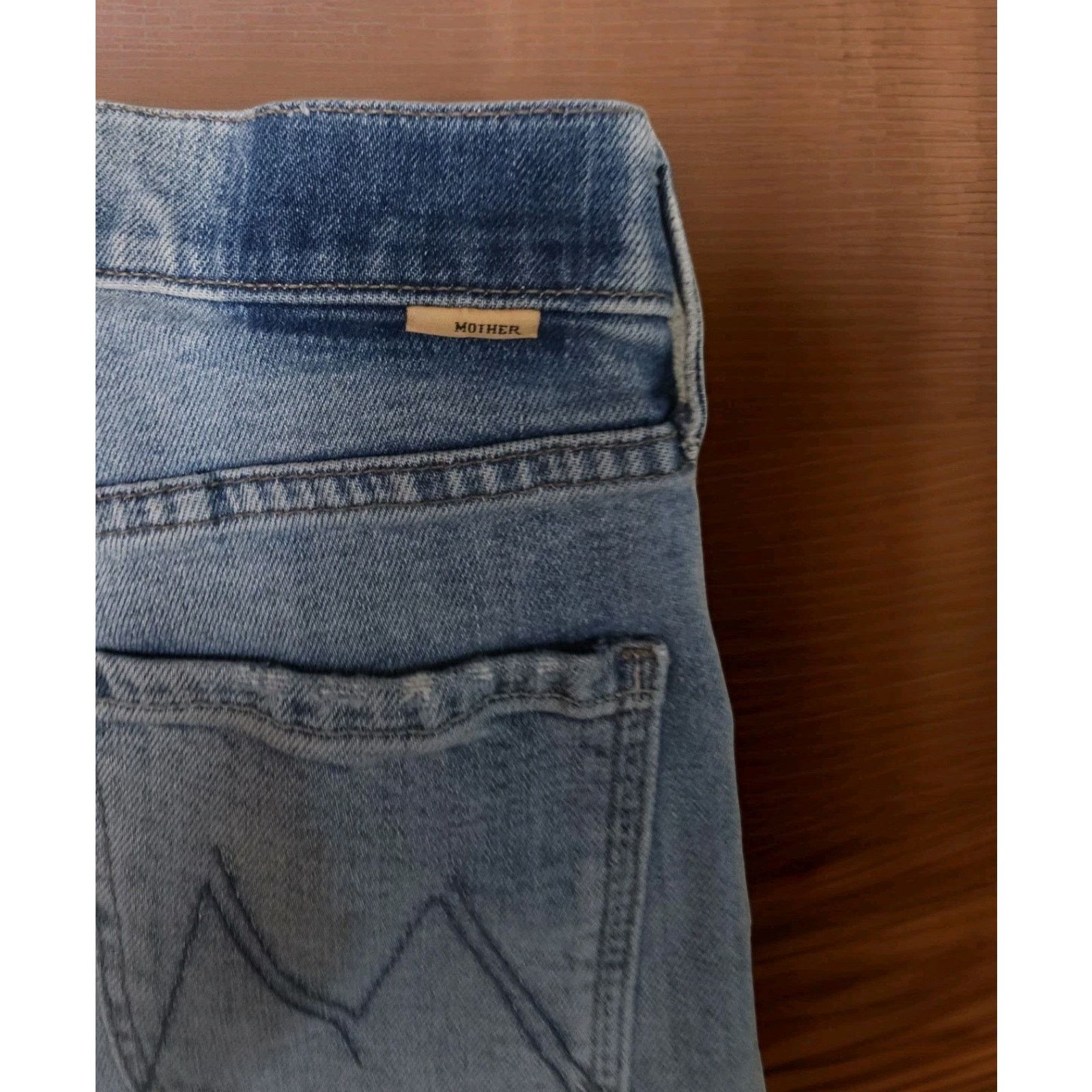 MOTHER Mother Superior High Waisted Rider Flood In Wild And Wicked Size 25" / US 0 / IT 36 - 11 Thumbnail