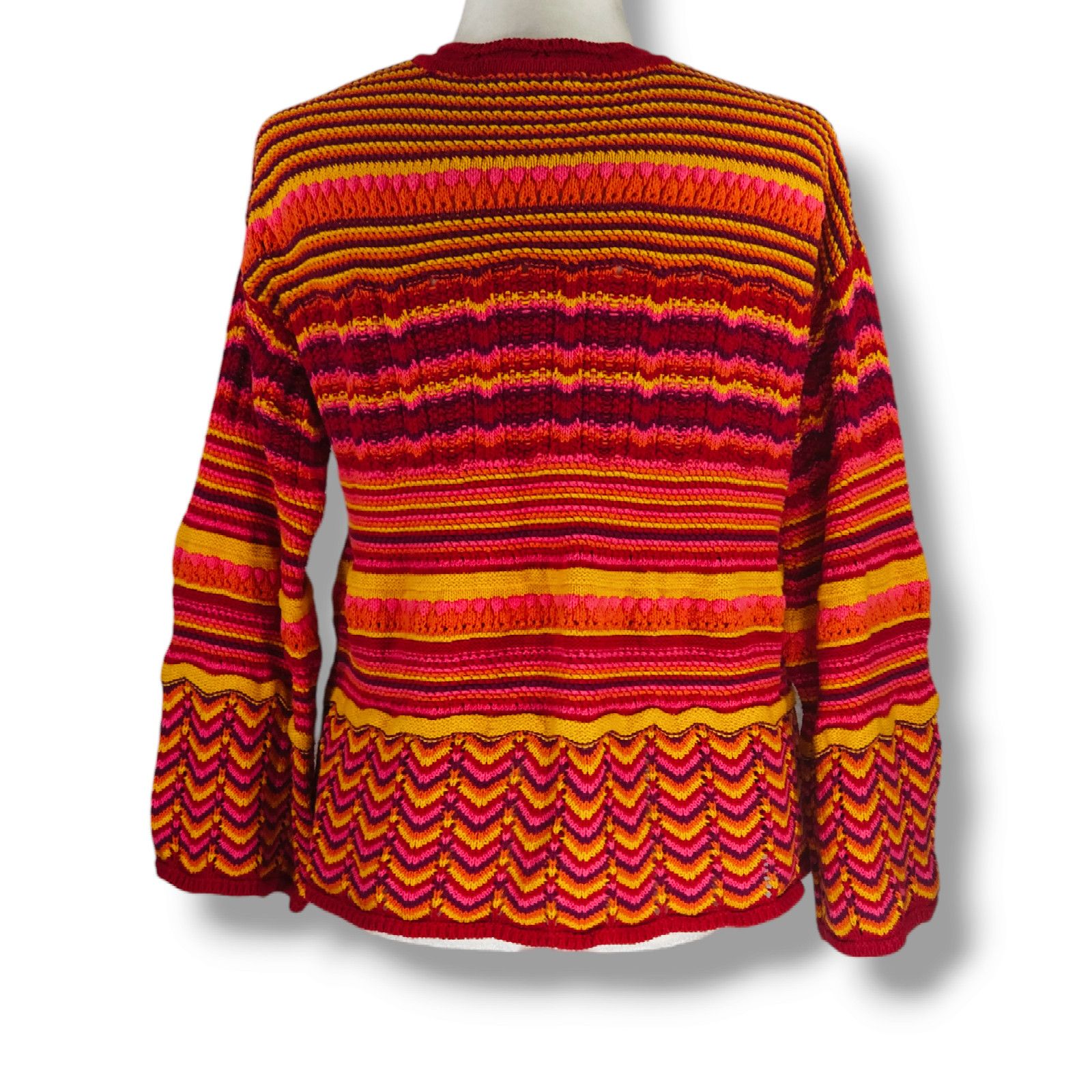 Other EUC The Pioneer Woman Textured V-Neck Sz. L [12-14] Size L / US 10 / IT 46 - 3 Thumbnail